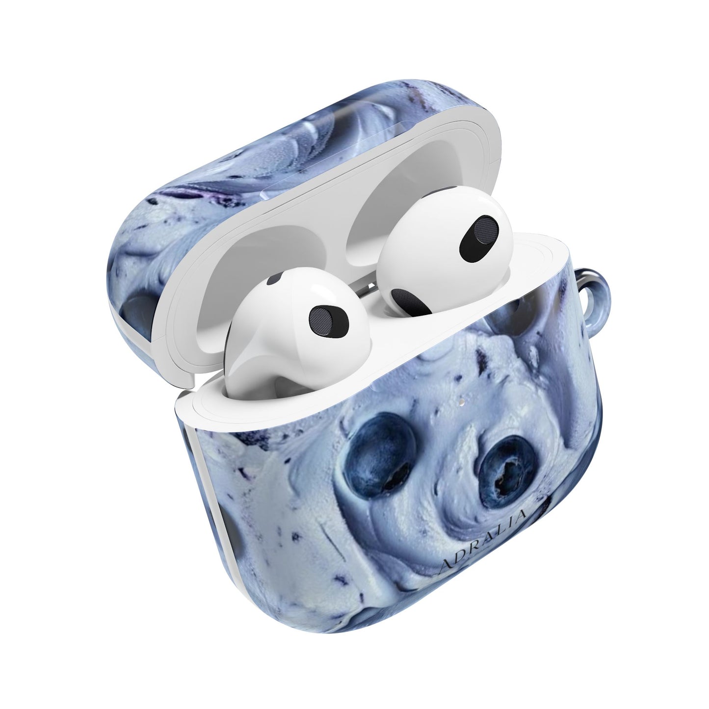 Blueberry Swirl AirPod Case — Cute Fruit Dessert Protective Cover