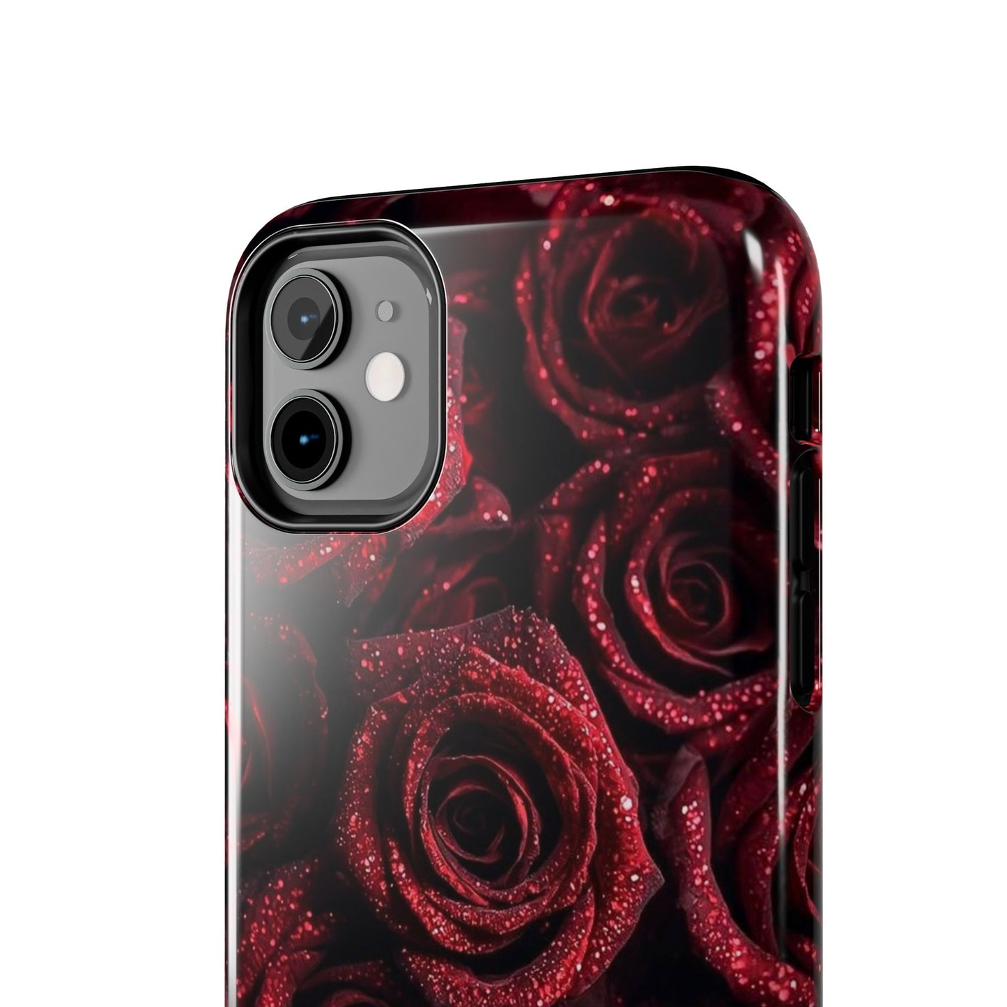 Red Velvet Roses Tough Phone Case — Protective Floral iPhone Case