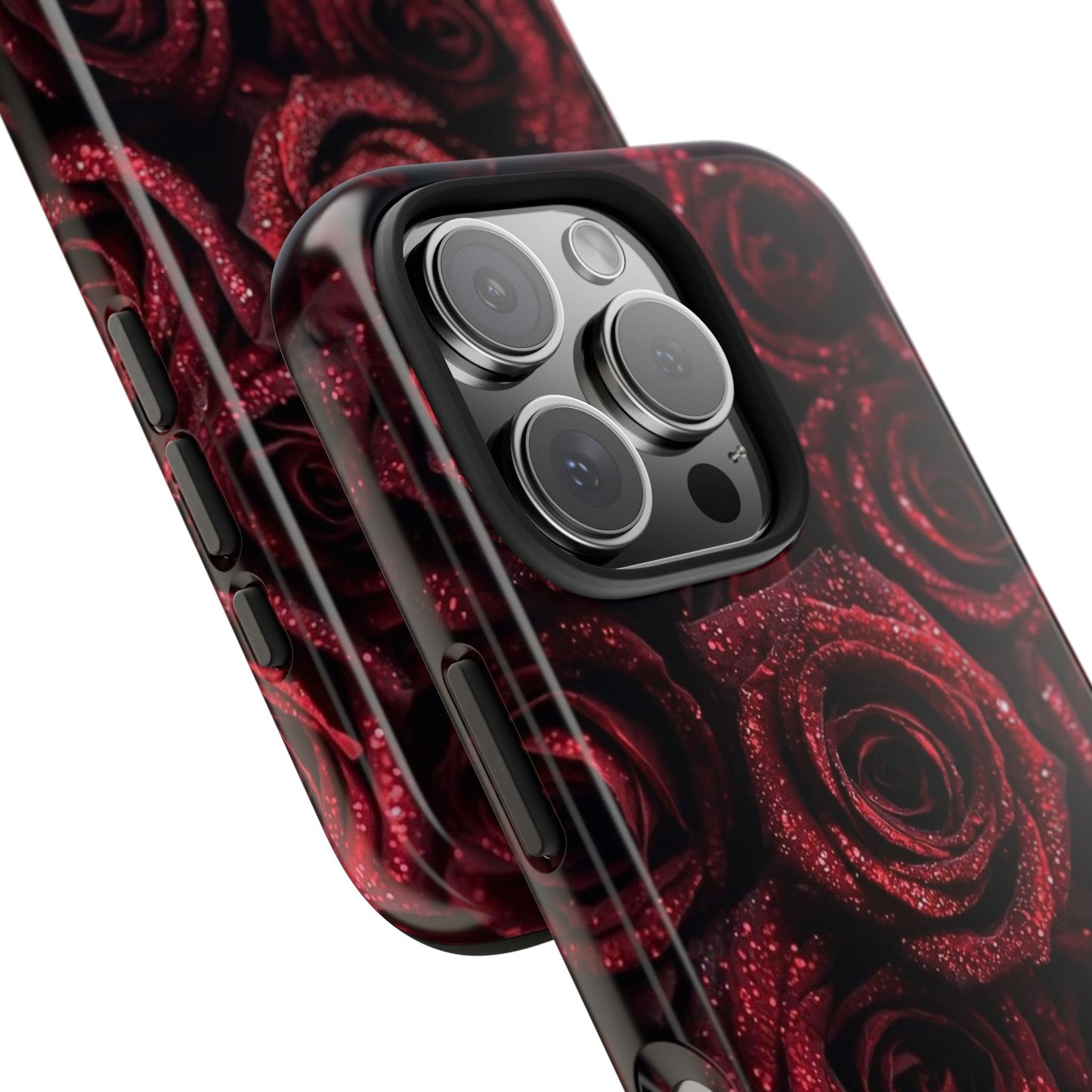Red Velvet Roses Tough Phone Case — Protective Floral iPhone Case