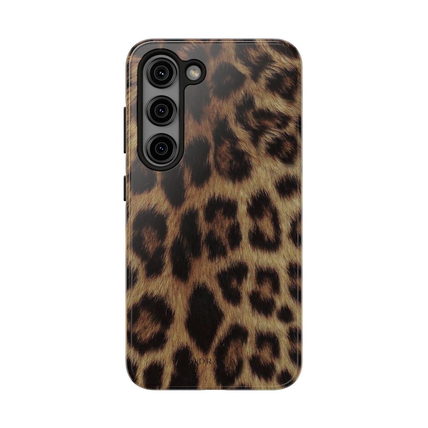 Leopard Print Tough Phone Case — Durable Animal-Print Protective Cover
