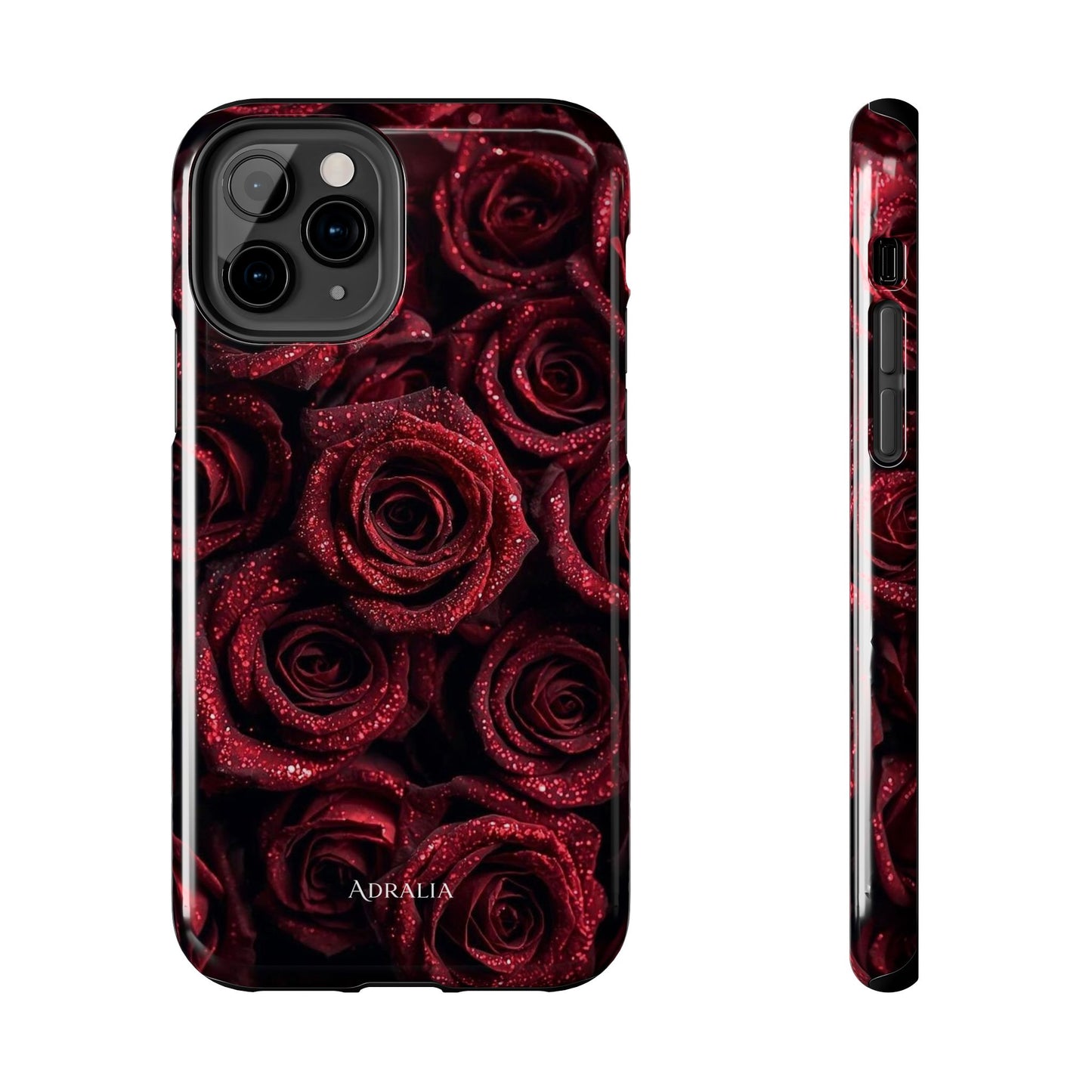 Red Velvet Roses Tough Phone Case — Protective Floral iPhone Case
