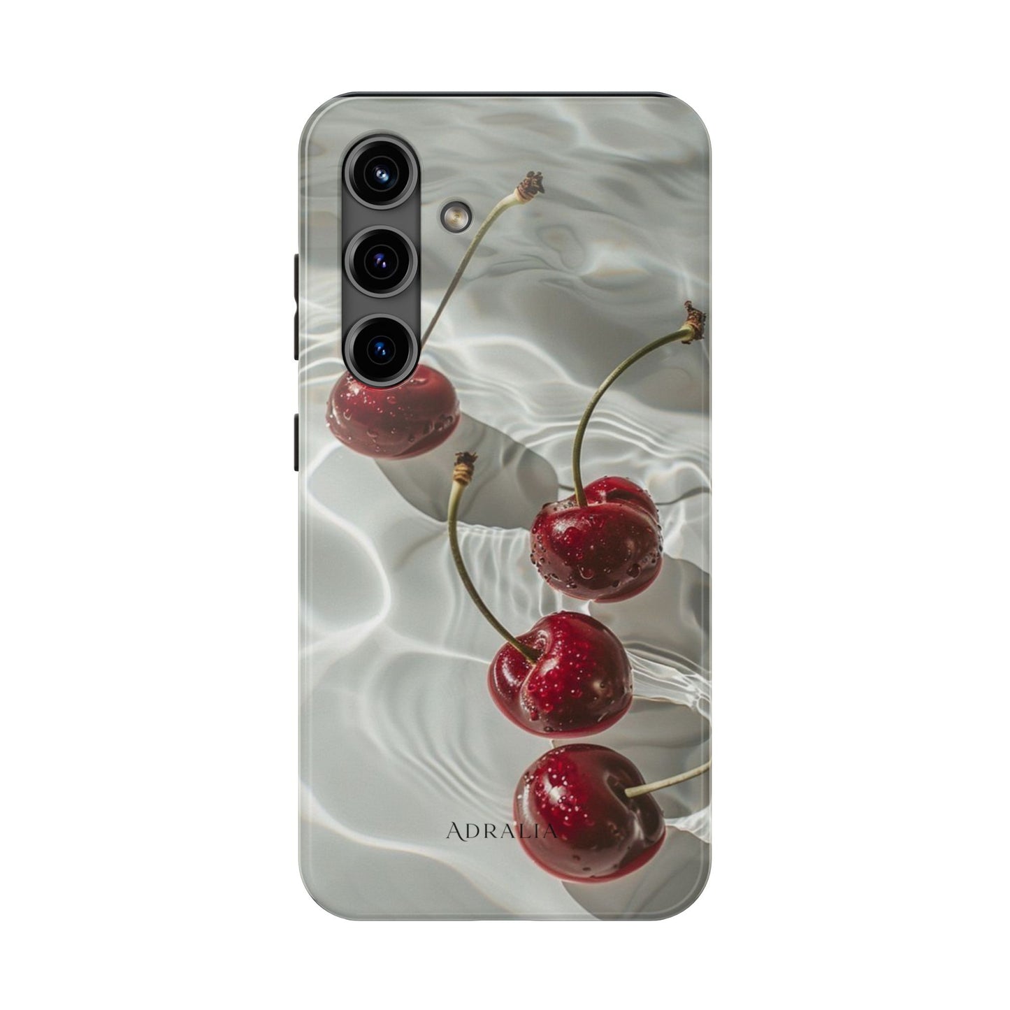 Cherry Water Reflection Tough Phone Case