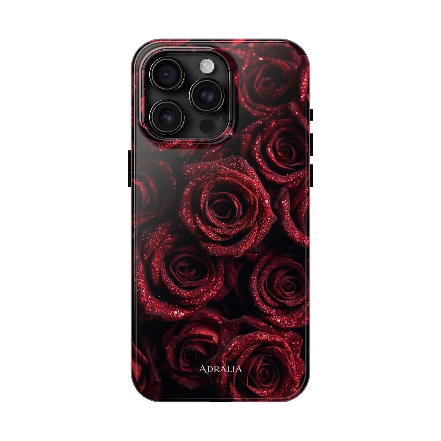 Red Velvet Roses Tough Phone Case — Protective Floral iPhone Case