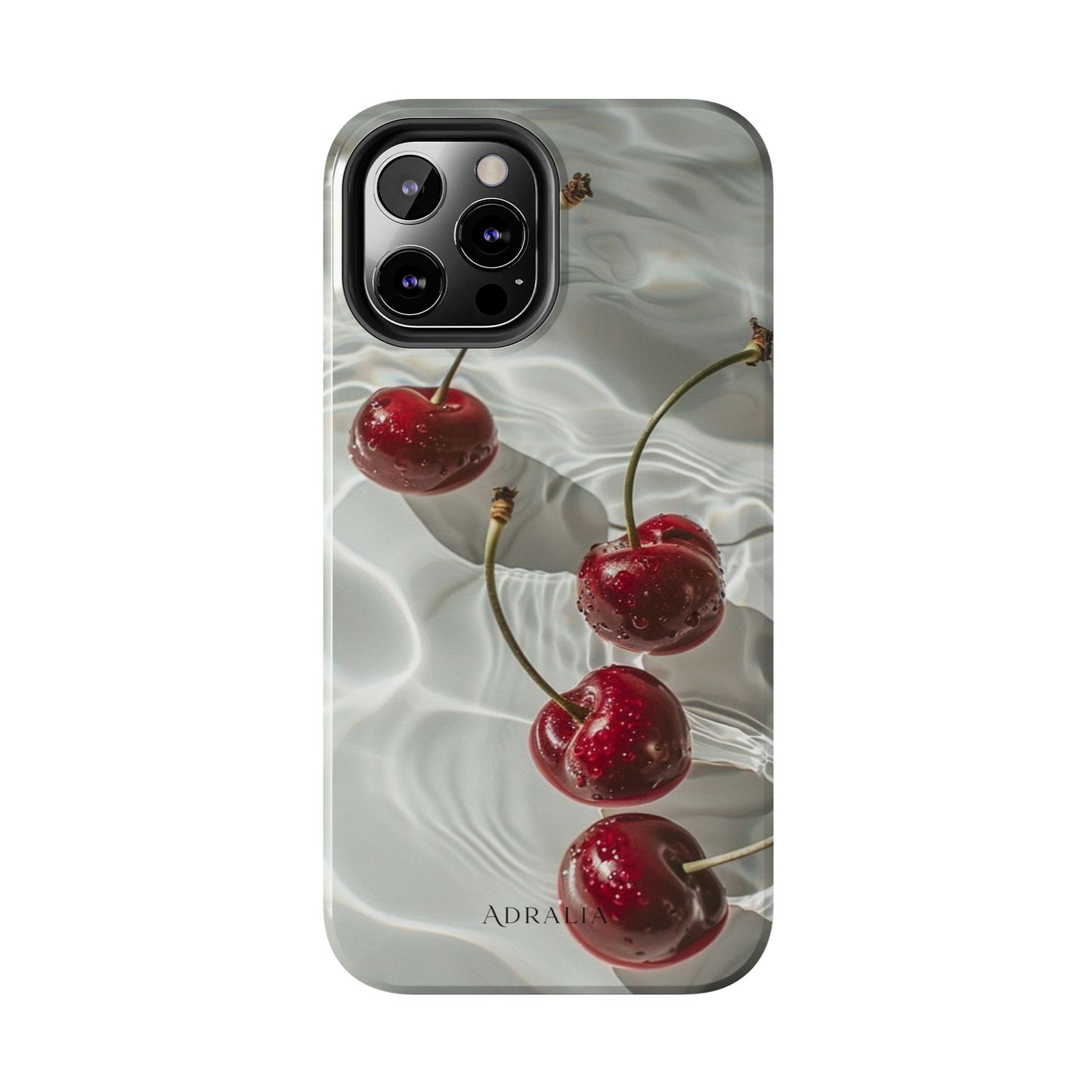 Cherry Water Reflection Tough Phone Case