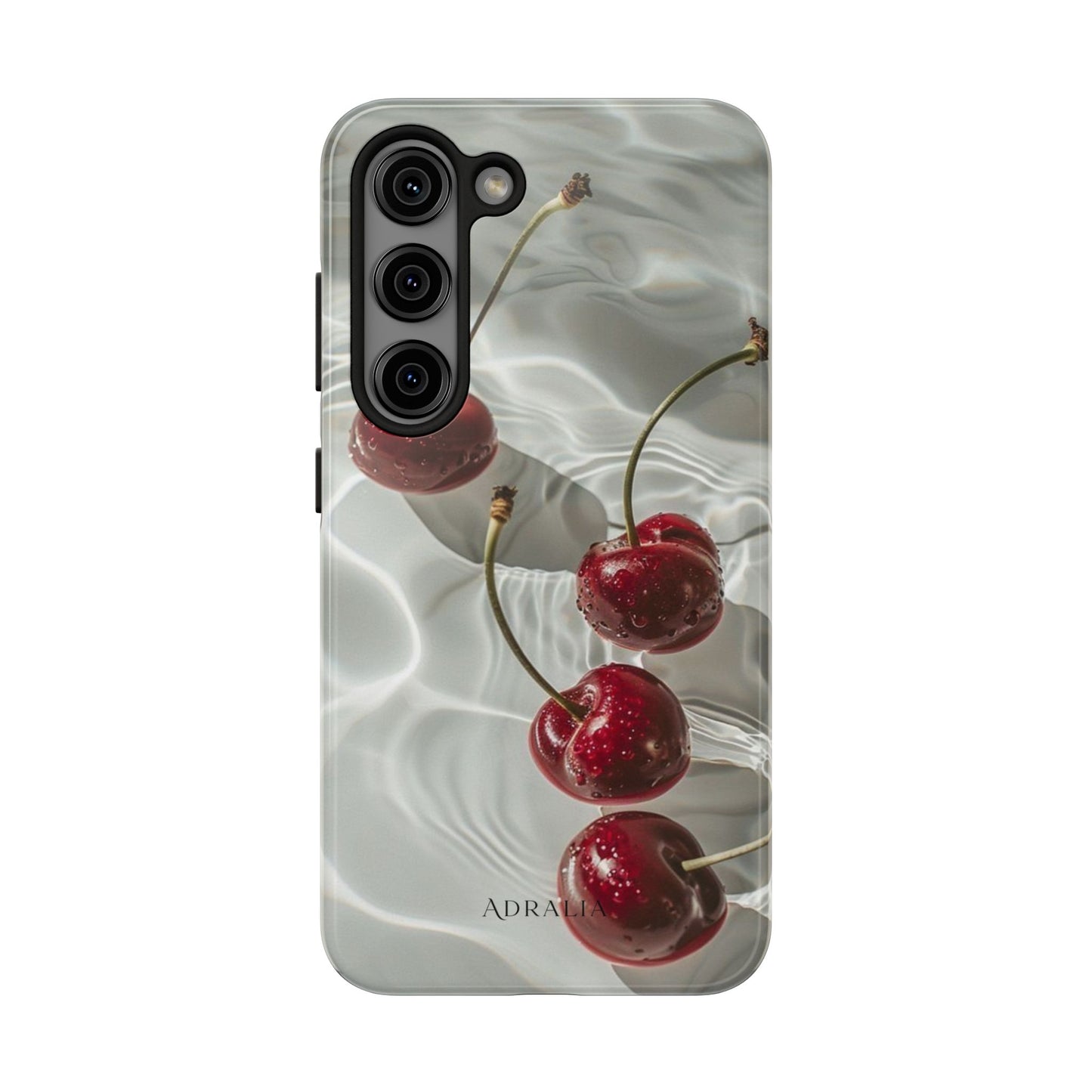 Cherry Water Reflection Tough Phone Case