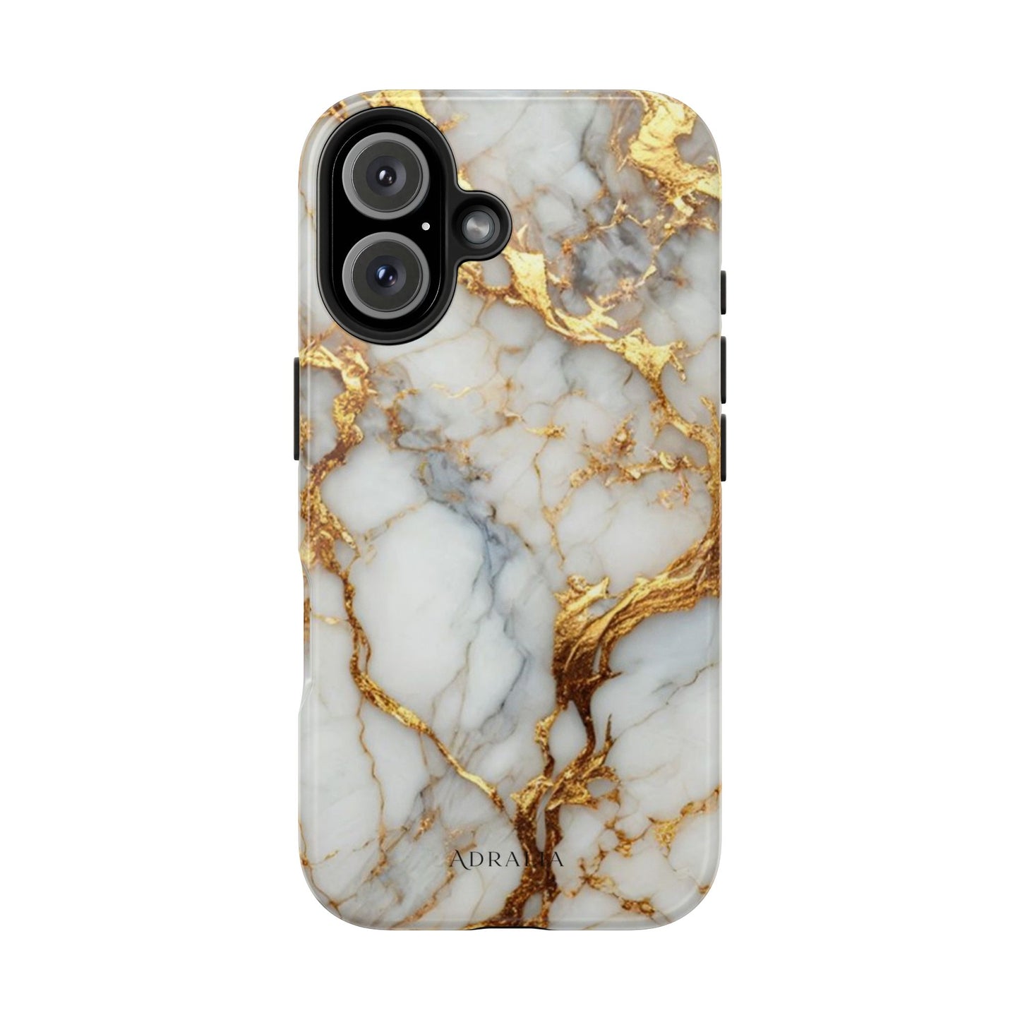 Gold Veined Marble Tough Phone Case — Luxury Protective Phone Case