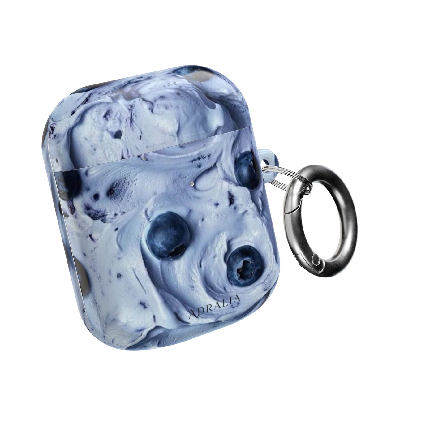 Blueberry Swirl AirPod Case — Cute Fruit Dessert Protective Cover