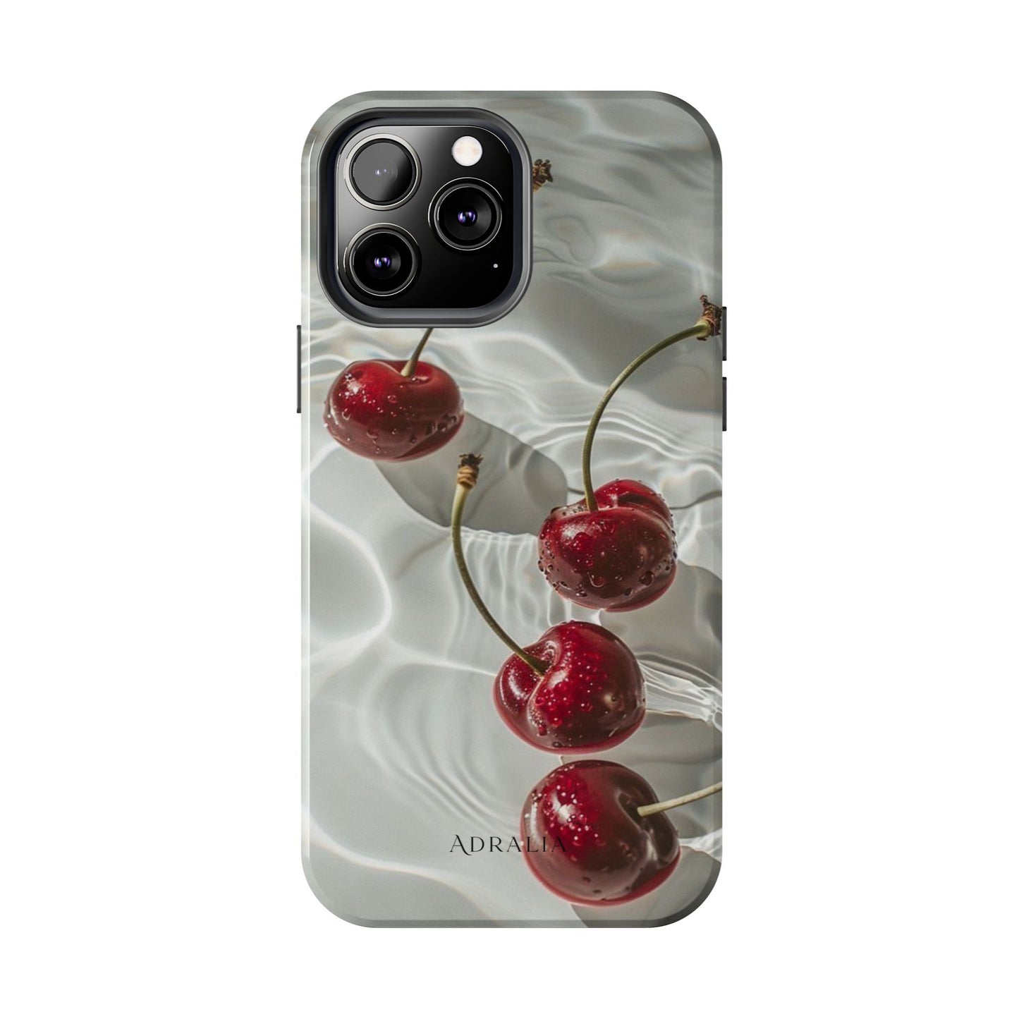 Cherry Water Reflection Tough Phone Case