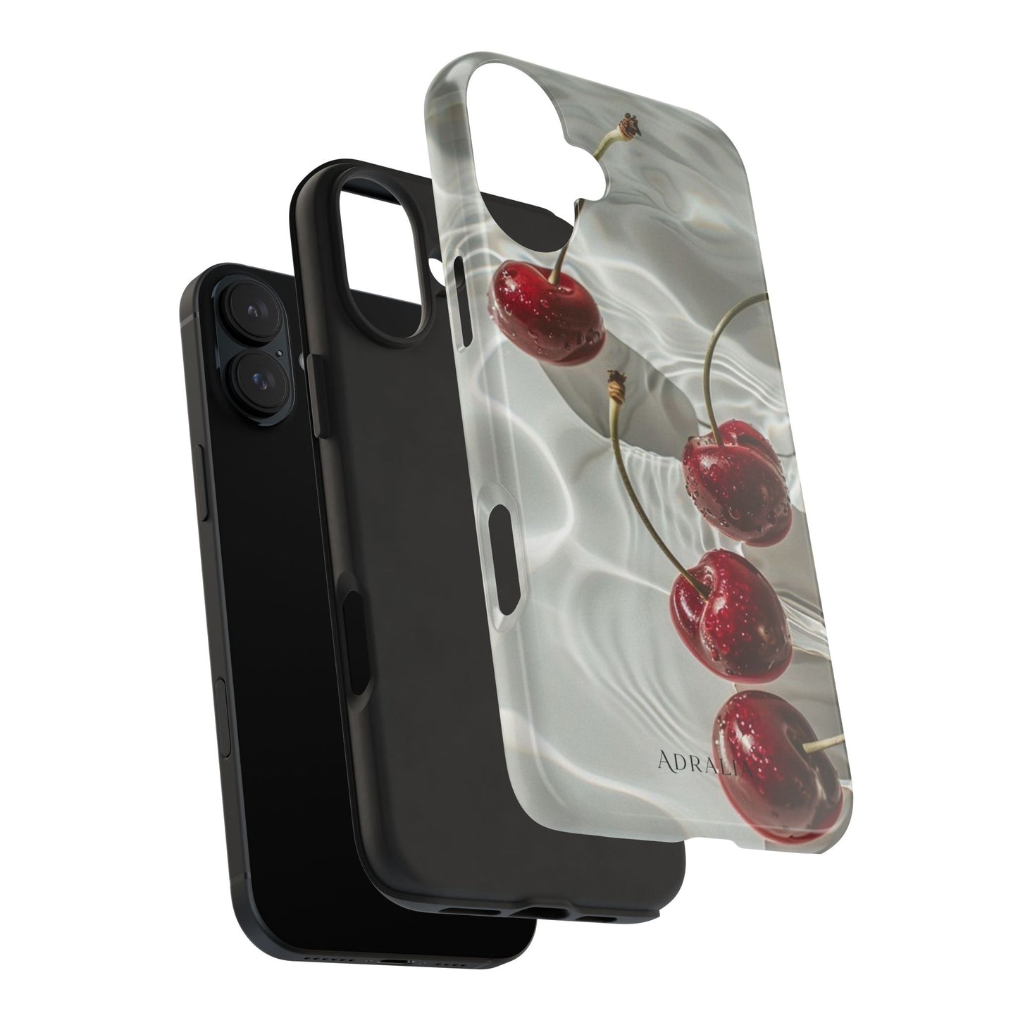 Cherry Water Reflection Tough Phone Case