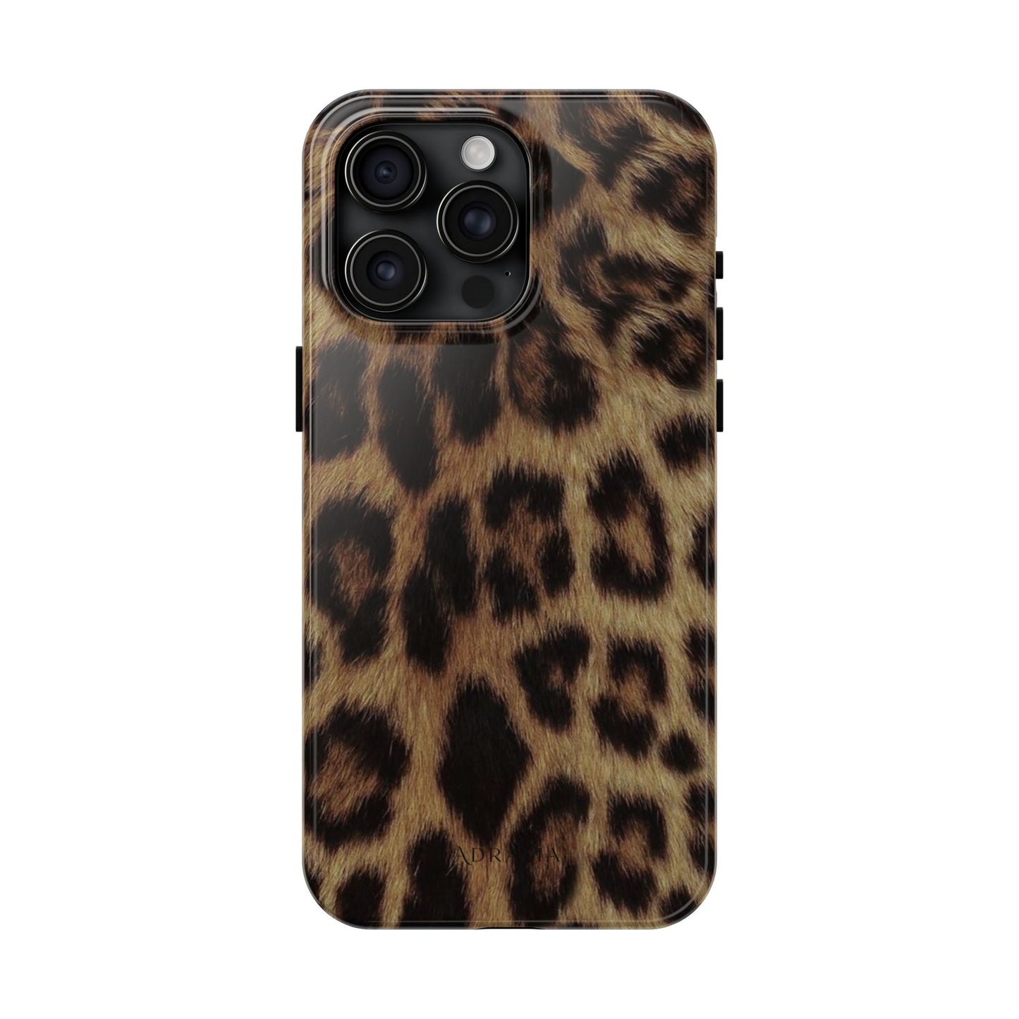 Leopard Print Tough Phone Case — Durable Animal-Print Protective Cover