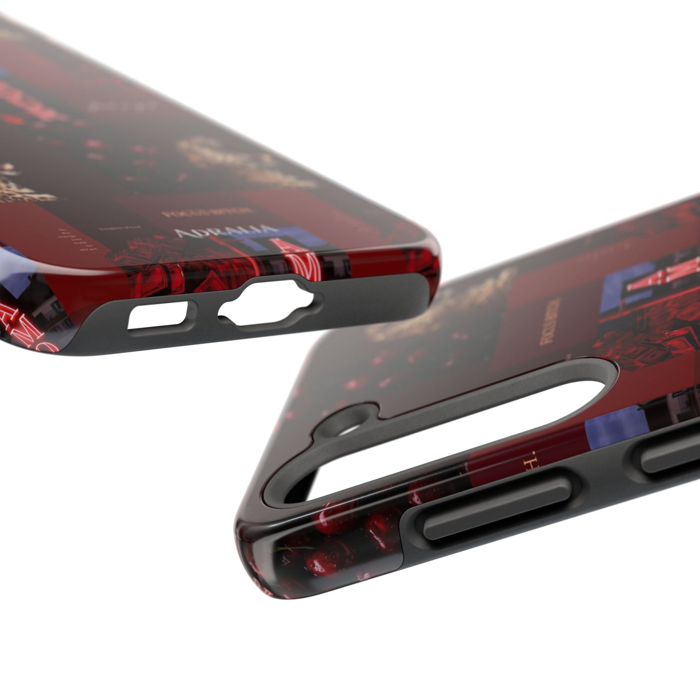 Tough Phone Case — Amour Red Leopard Graphic Protective Cover
