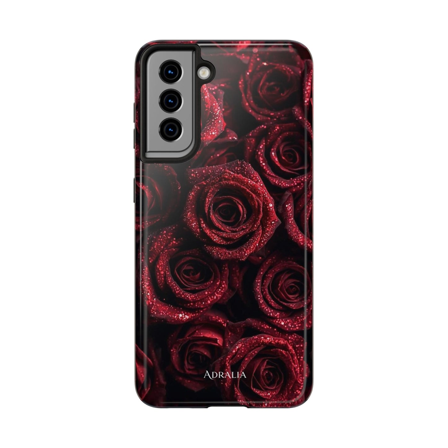 Red Velvet Roses Tough Phone Case — Protective Floral iPhone Case