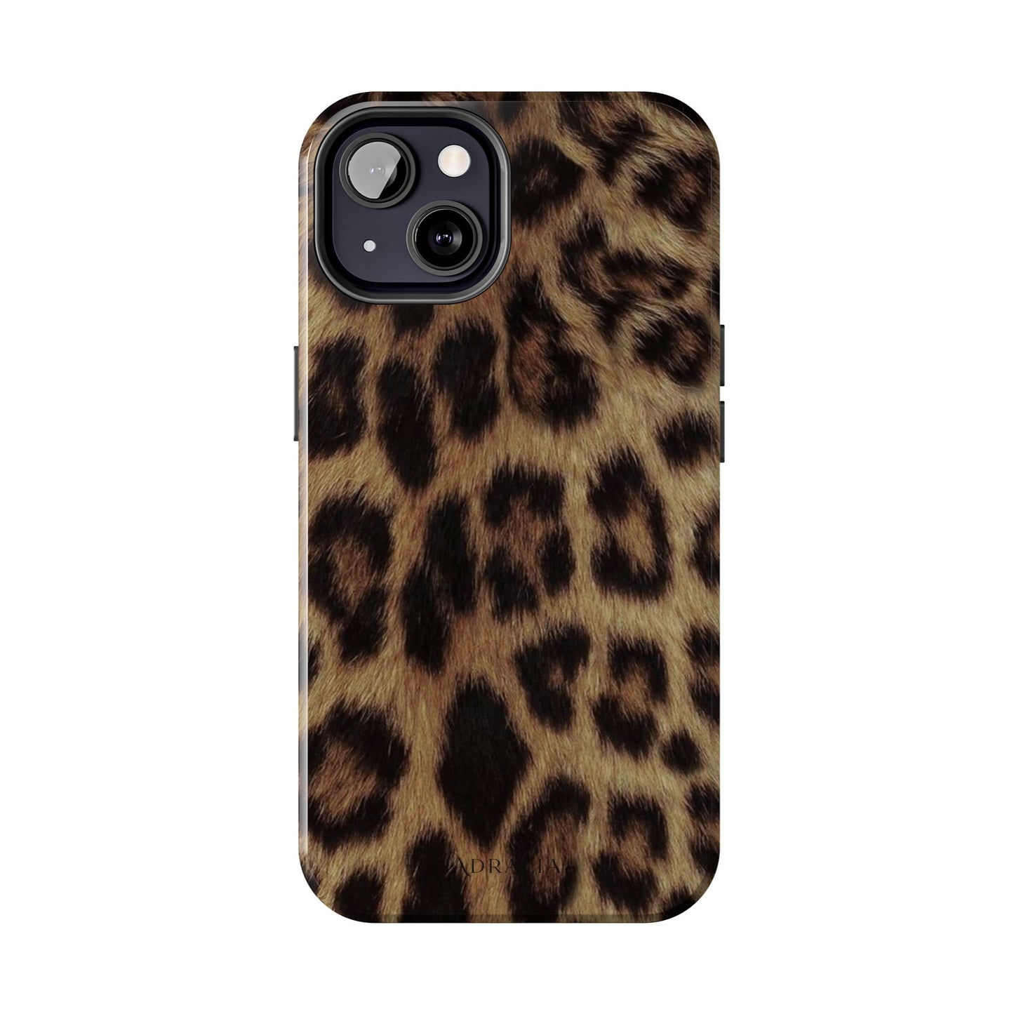 Leopard Print Tough Phone Case — Durable Animal-Print Protective Cover
