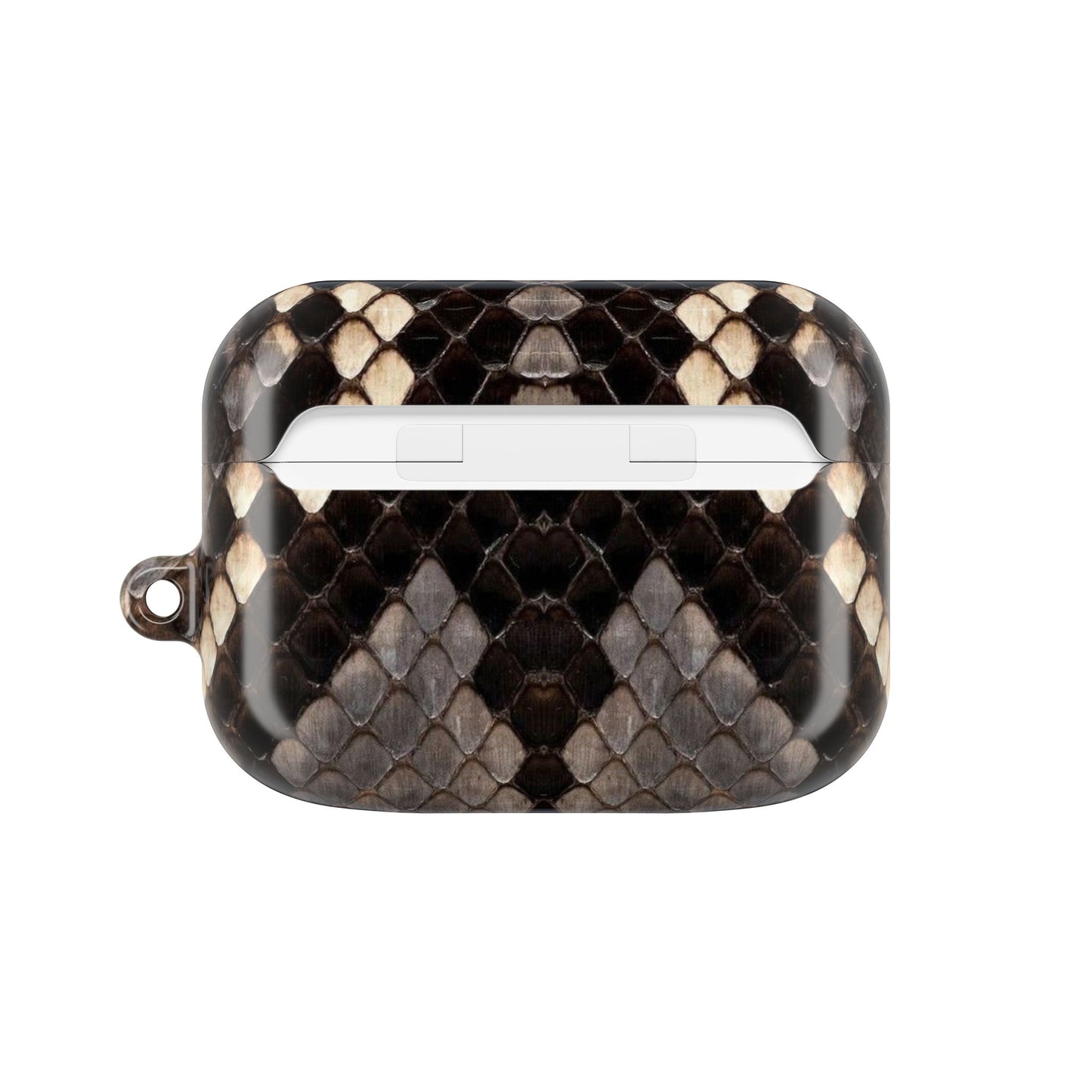 Snake Print AirPod Case — Faux Python Protective Charging Case