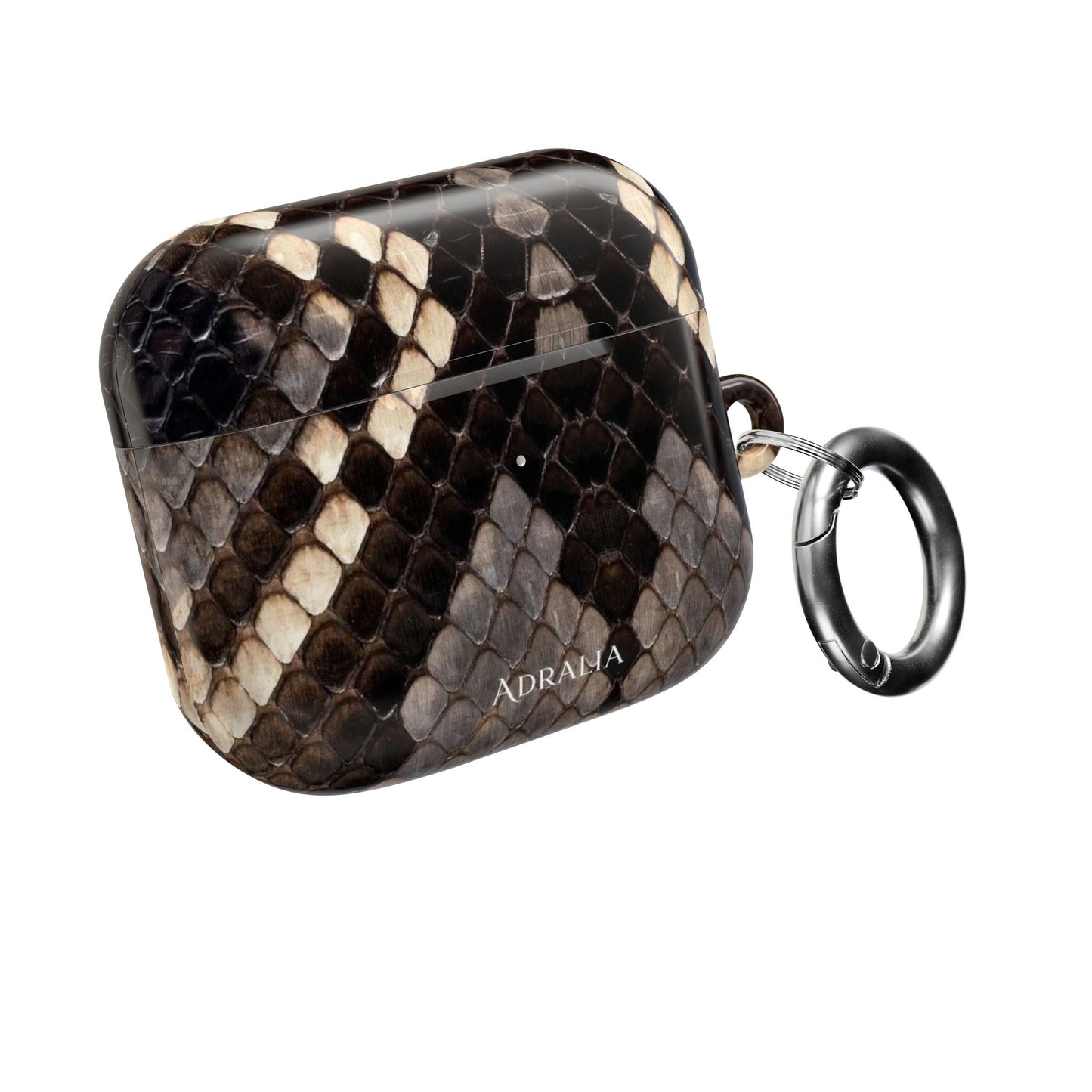 Snake Print AirPod Case — Faux Python Protective Charging Case