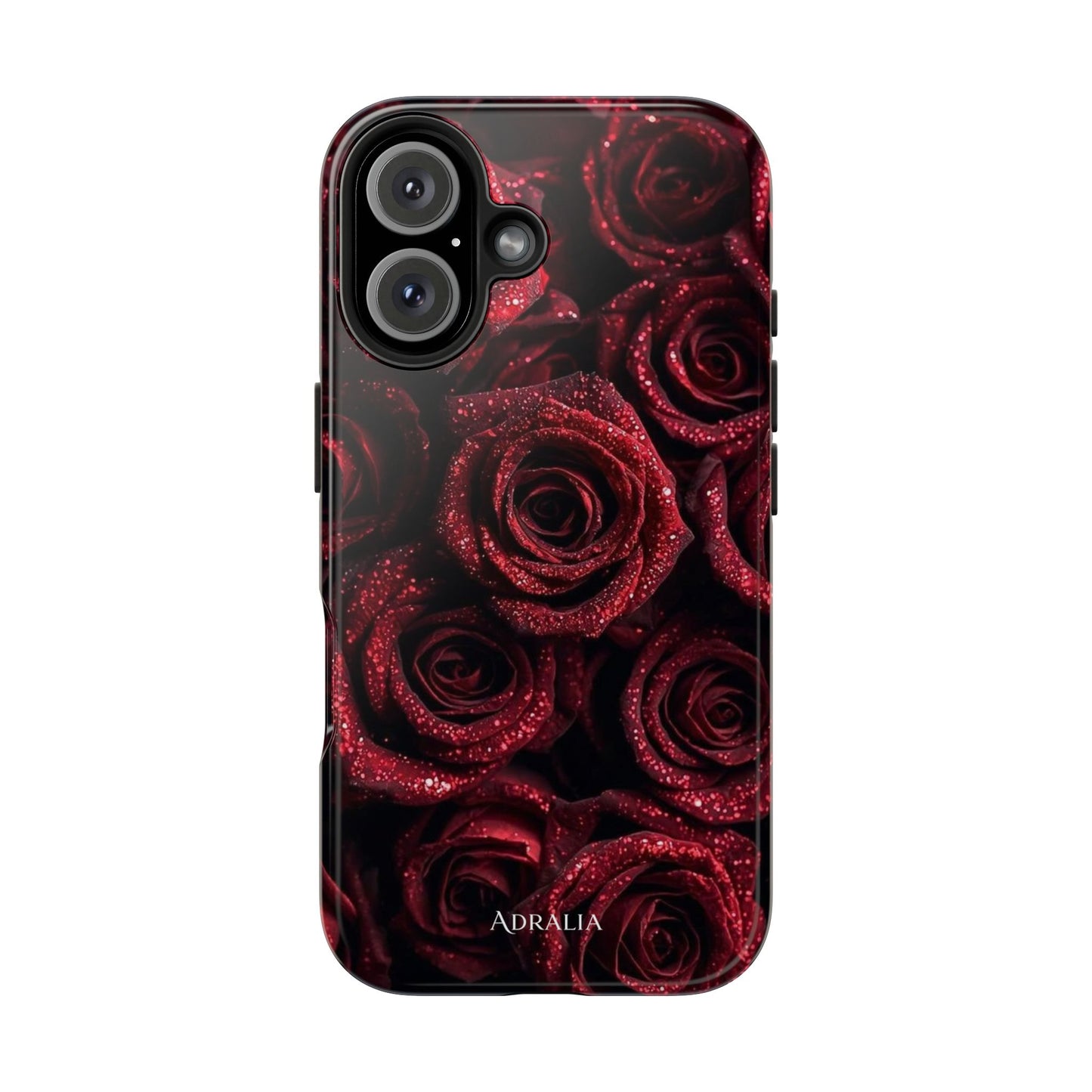 Red Velvet Roses Tough Phone Case — Protective Floral iPhone Case