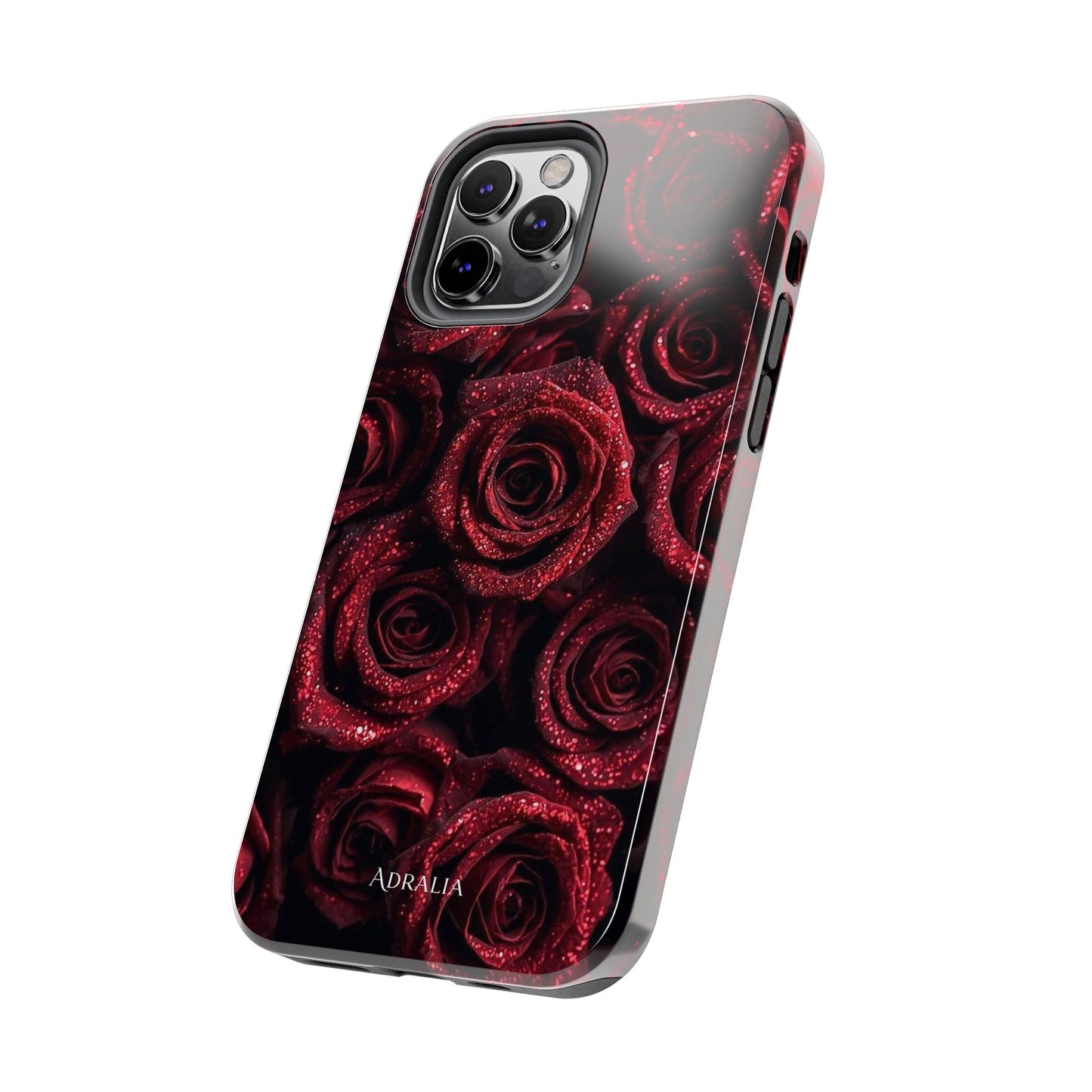Red Velvet Roses Tough Phone Case — Protective Floral iPhone Case