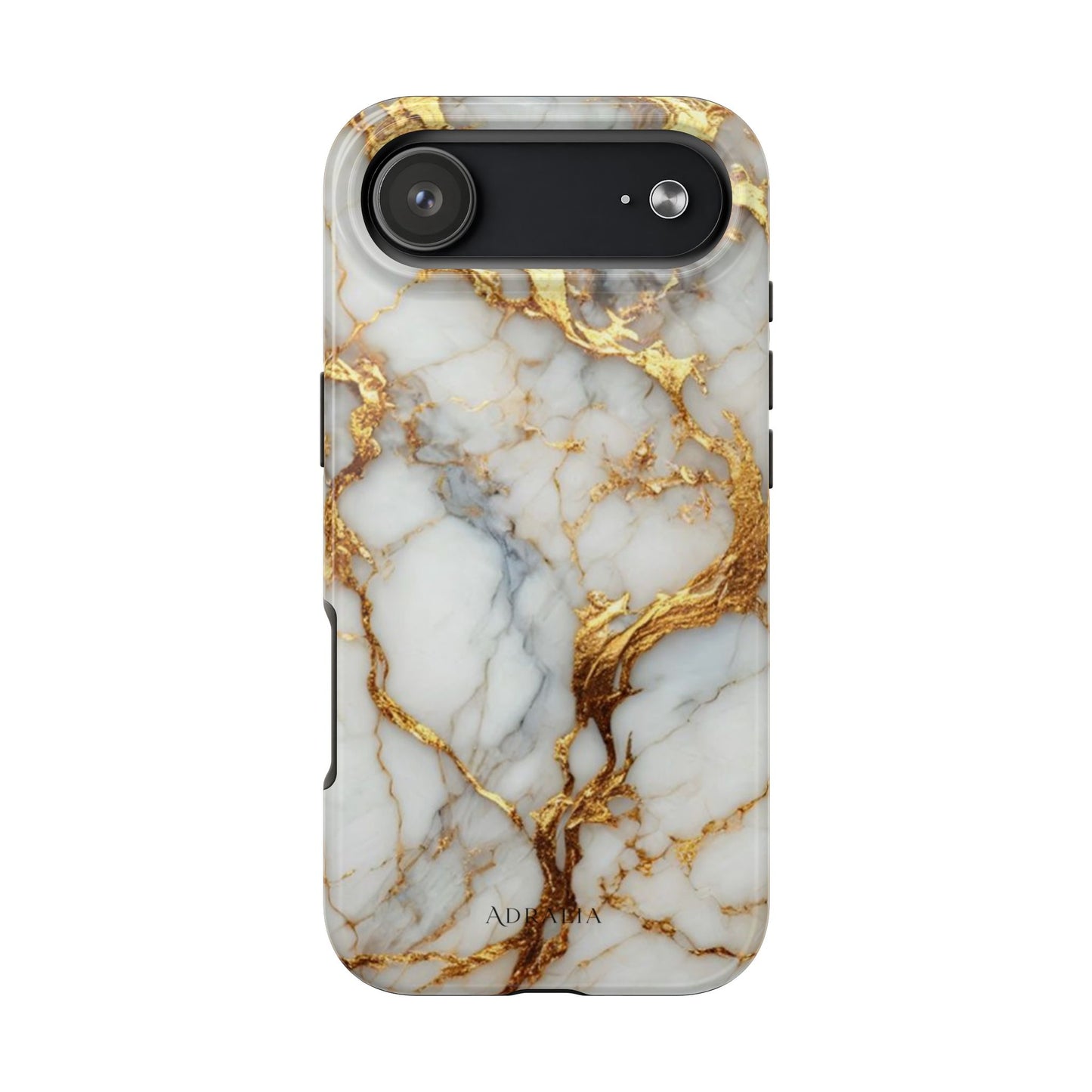 Gold Veined Marble Tough Phone Case — Luxury Protective Phone Case