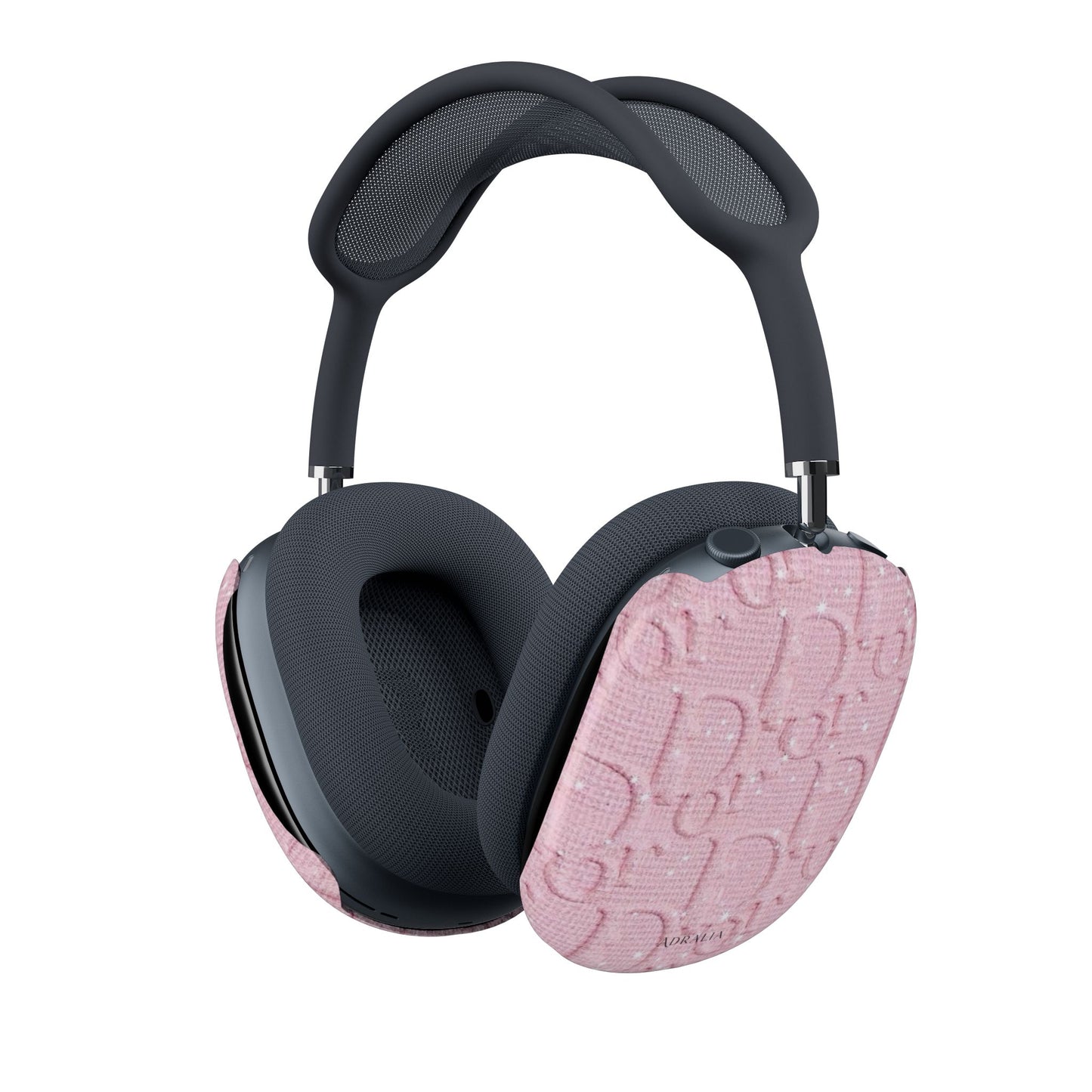 Pink Embossed Monogram AirPods Max Ear Cup Covers — Luxury Protective Shells