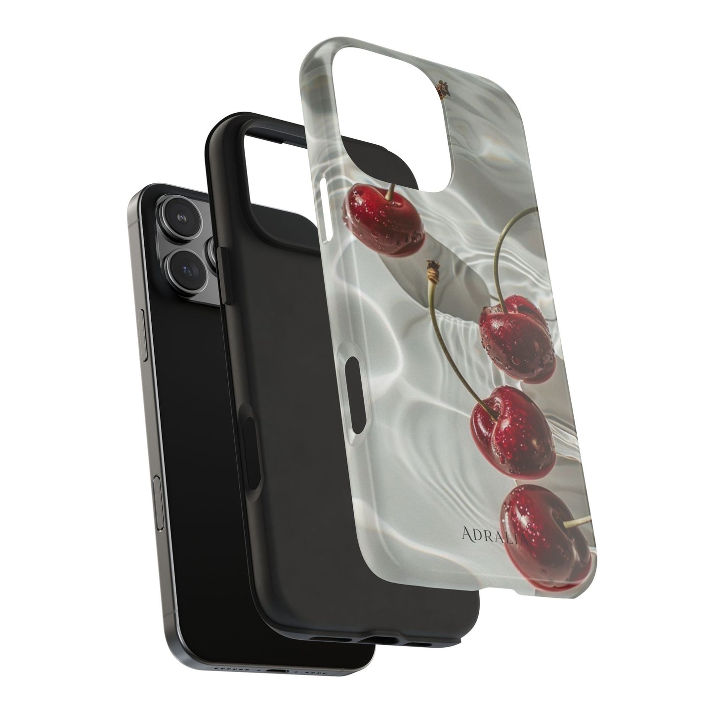 Cherry Water Reflection Tough Phone Case