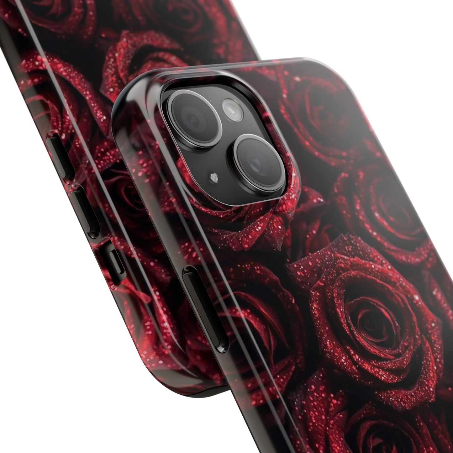 Red Velvet Roses Tough Phone Case — Protective Floral iPhone Case