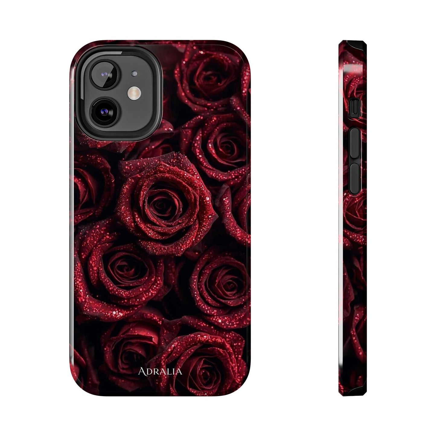 Red Velvet Roses Tough Phone Case — Protective Floral iPhone Case