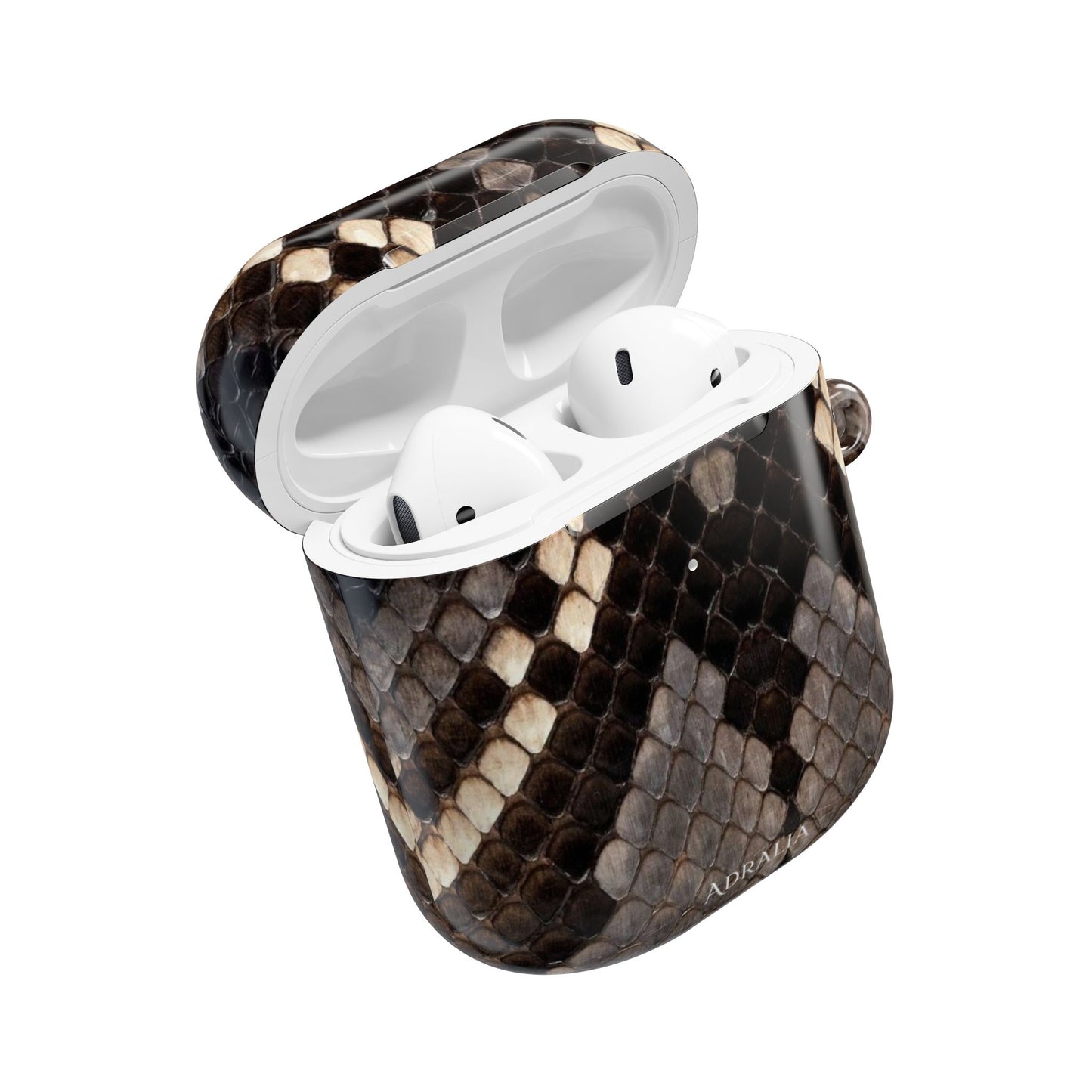 Snake Print AirPod Case — Faux Python Protective Charging Case