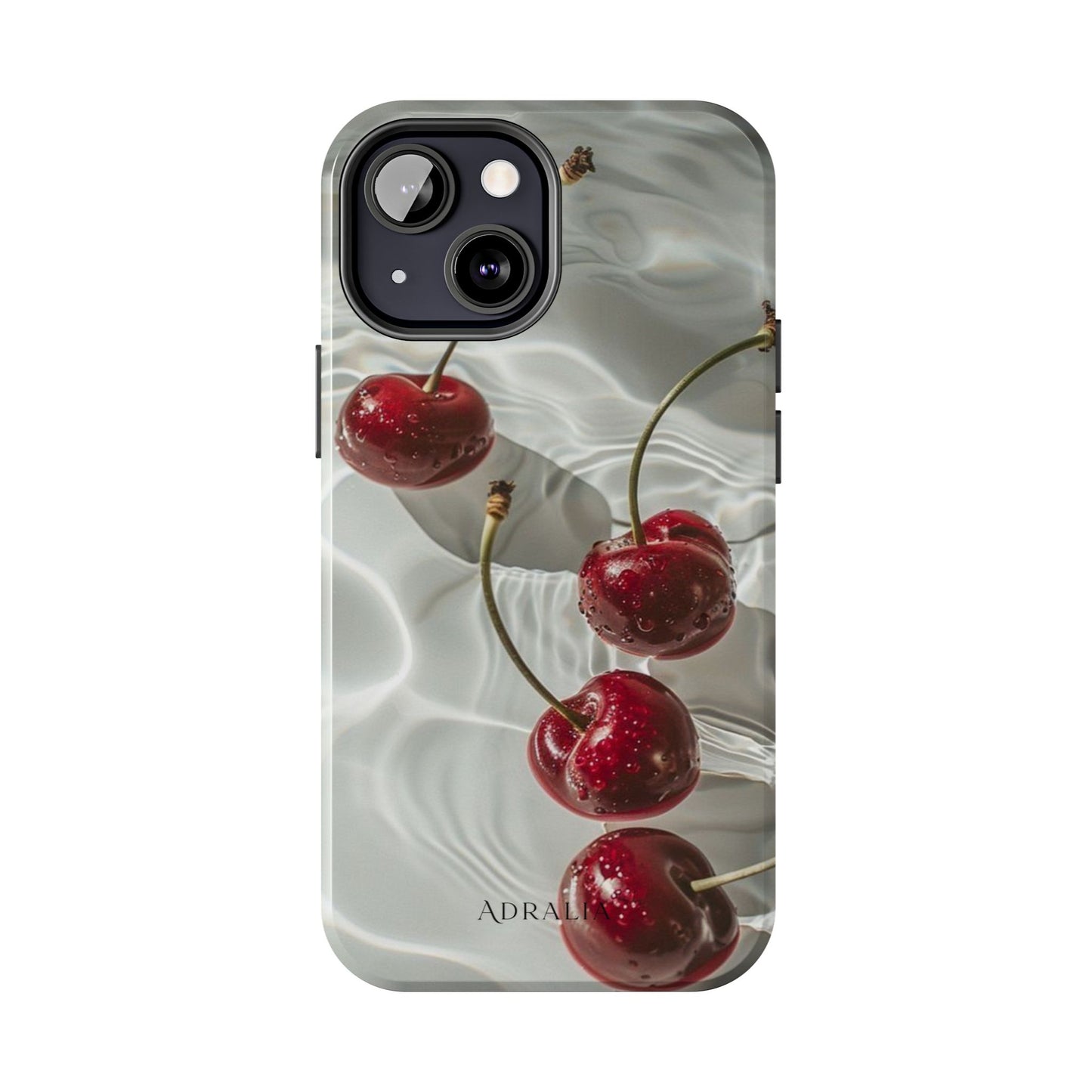 Cherry Water Reflection Tough Phone Case