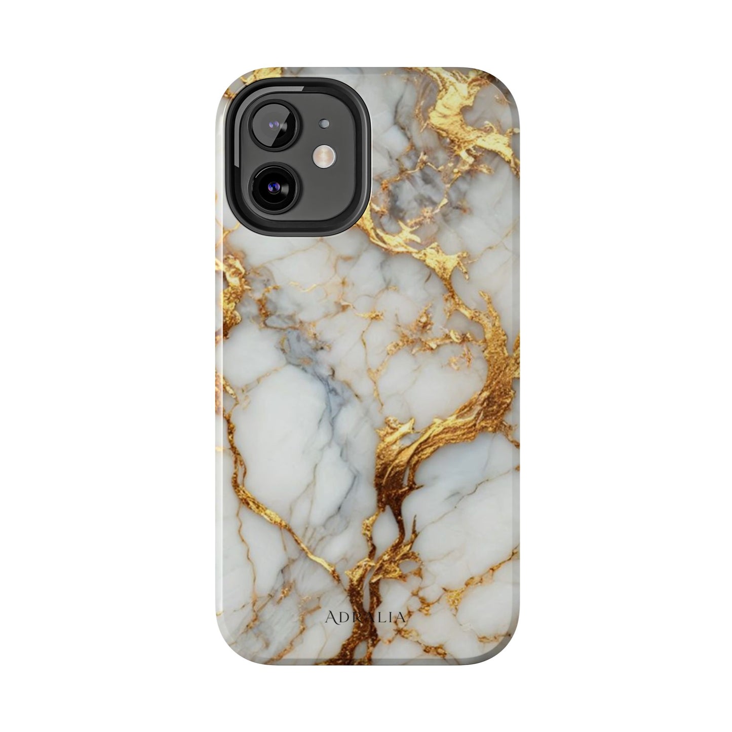 Gold Veined Marble Tough Phone Case — Luxury Protective Phone Case