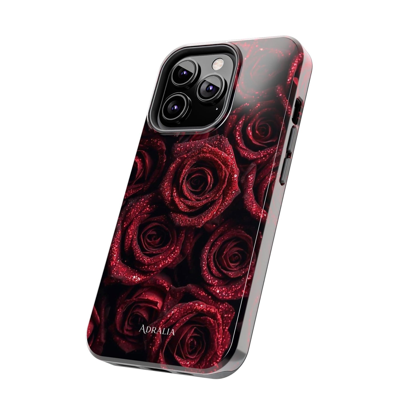 Red Velvet Roses Tough Phone Case — Protective Floral iPhone Case