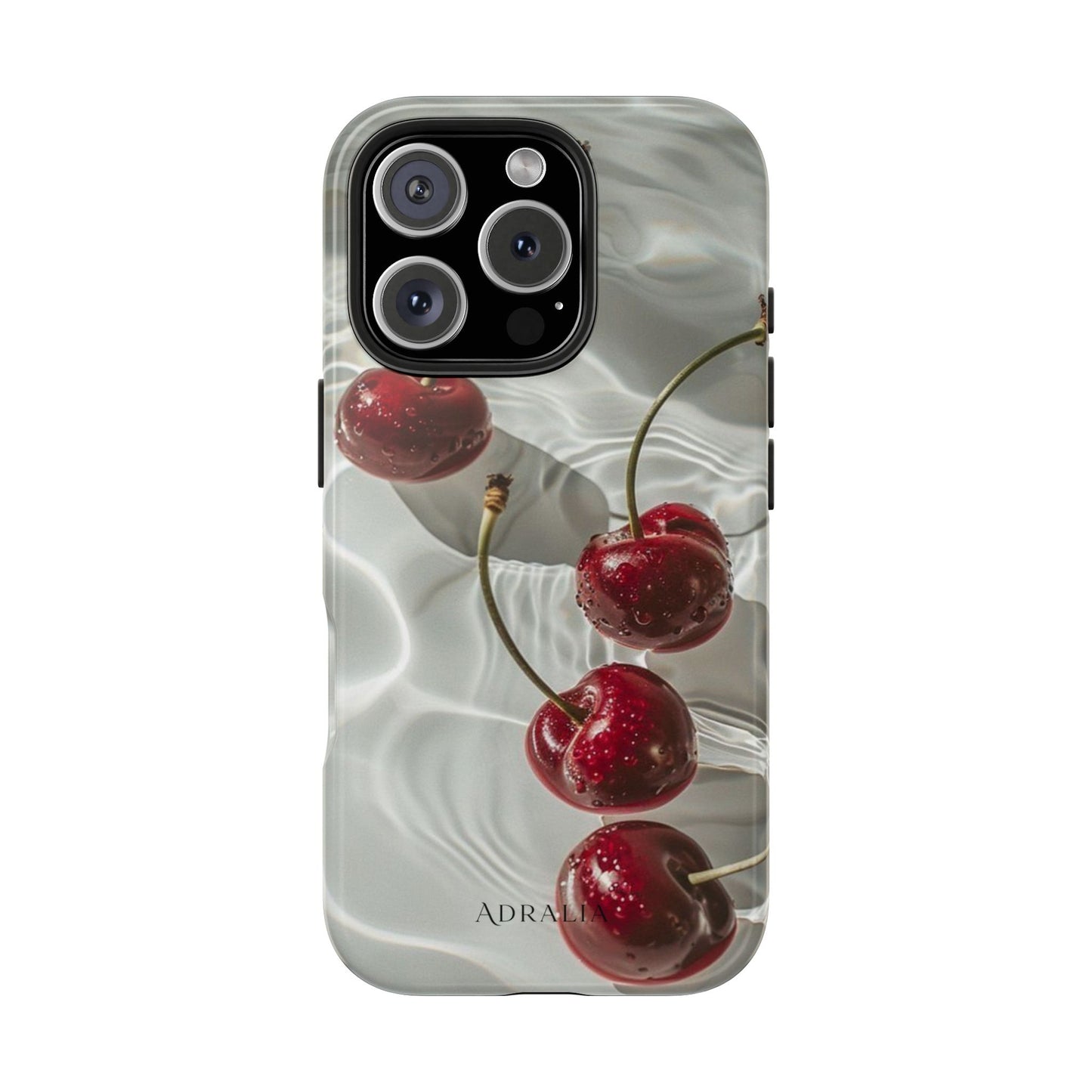 Cherry Water Reflection Tough Phone Case