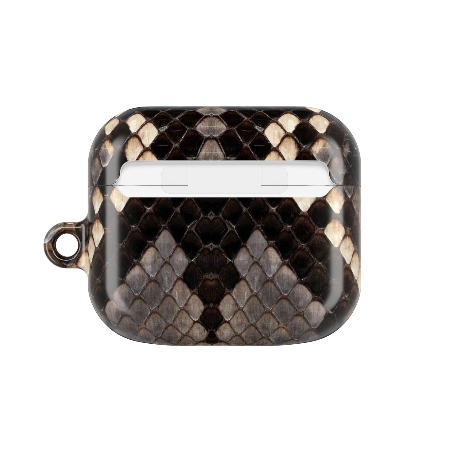 Snake Print AirPod Case — Faux Python Protective Charging Case