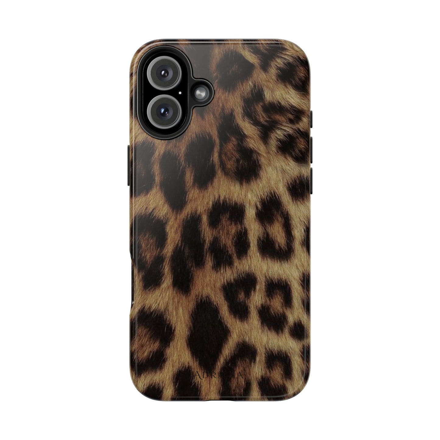Leopard Print Tough Phone Case — Durable Animal-Print Protective Cover