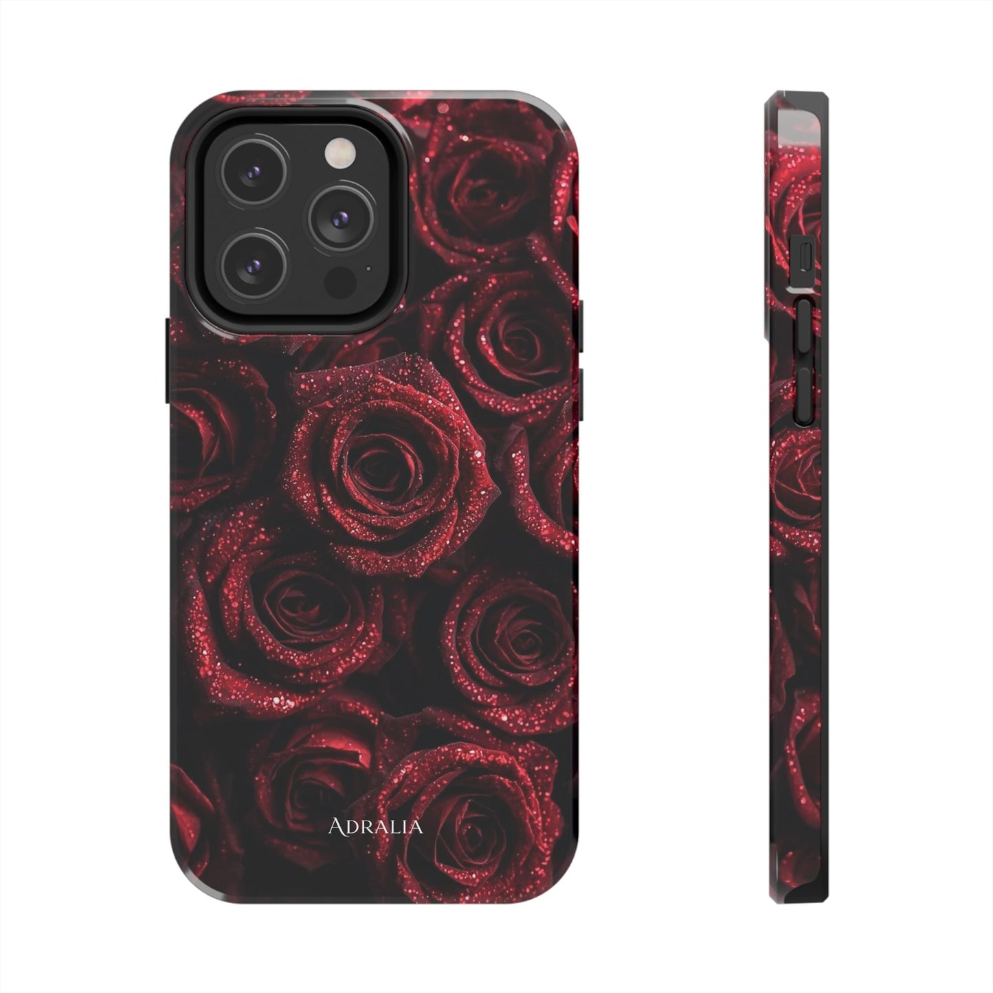 Red Velvet Roses Tough Phone Case — Protective Floral iPhone Case