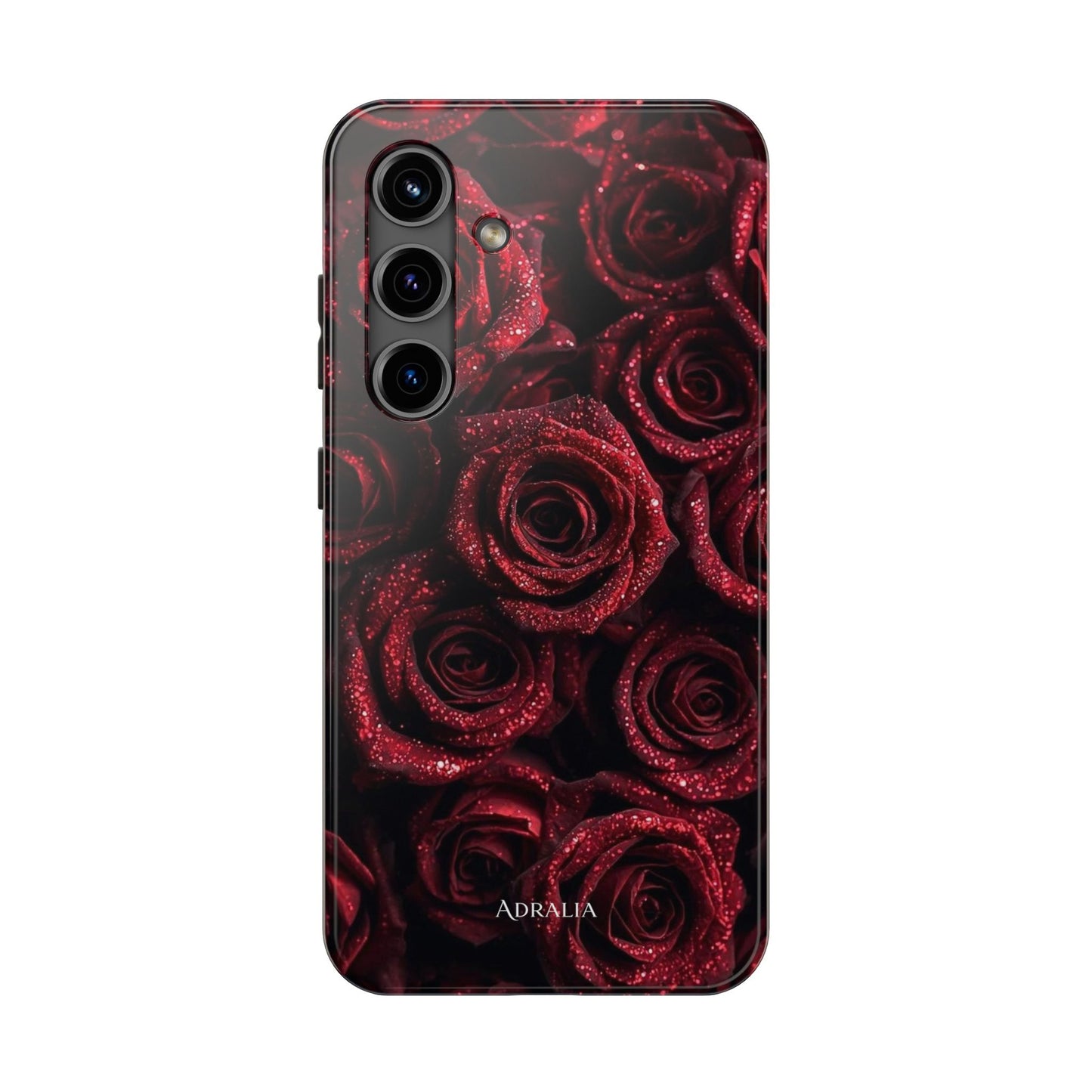 Red Velvet Roses Tough Phone Case — Protective Floral iPhone Case
