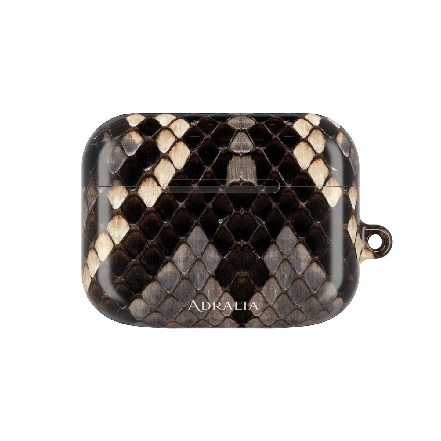 Snake Print AirPod Case — Faux Python Protective Charging Case