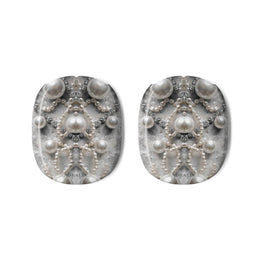Pearl Lace AirPods Max Shell Case — Elegant Beaded Headphone Covers