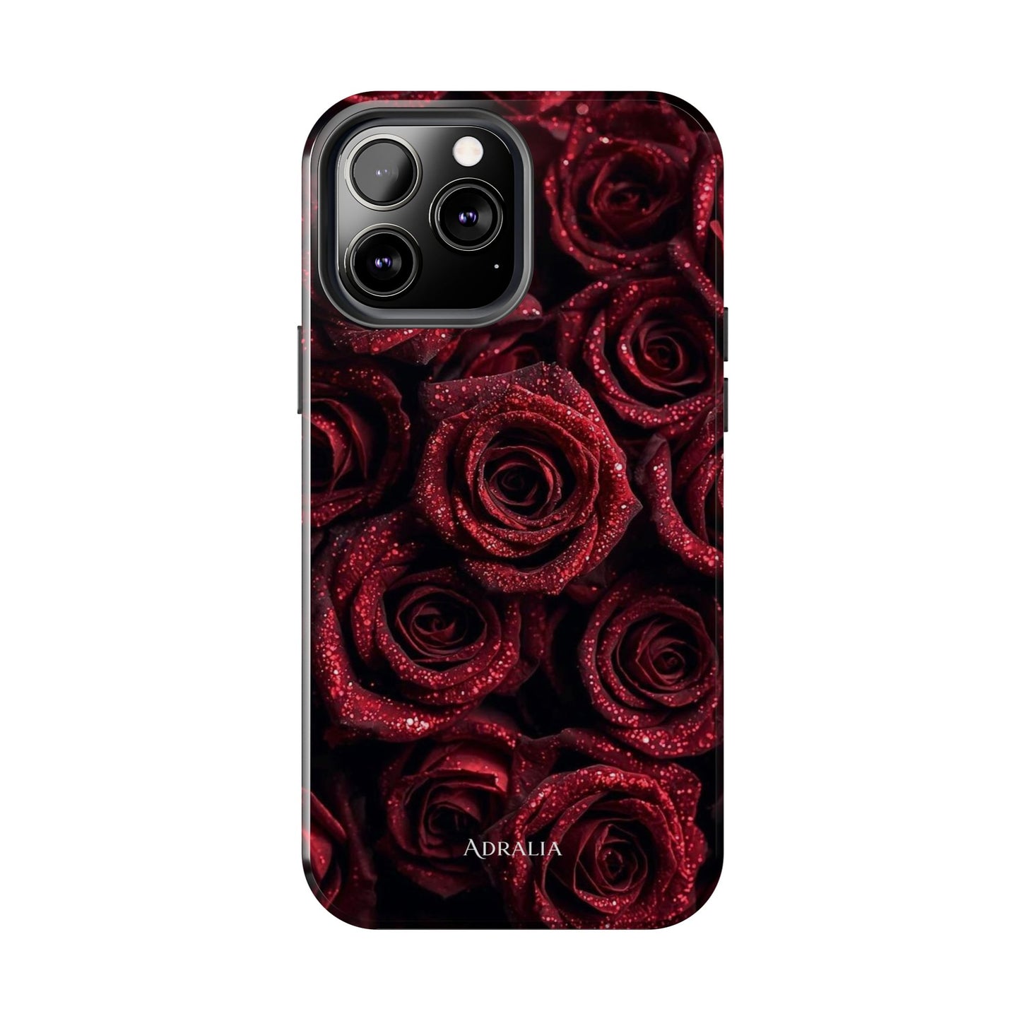 Red Velvet Roses Tough Phone Case — Protective Floral iPhone Case