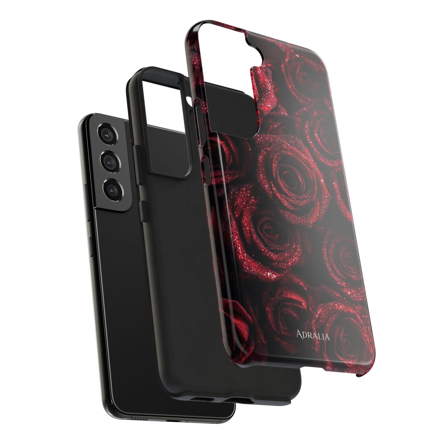 Red Velvet Roses Tough Phone Case — Protective Floral iPhone Case