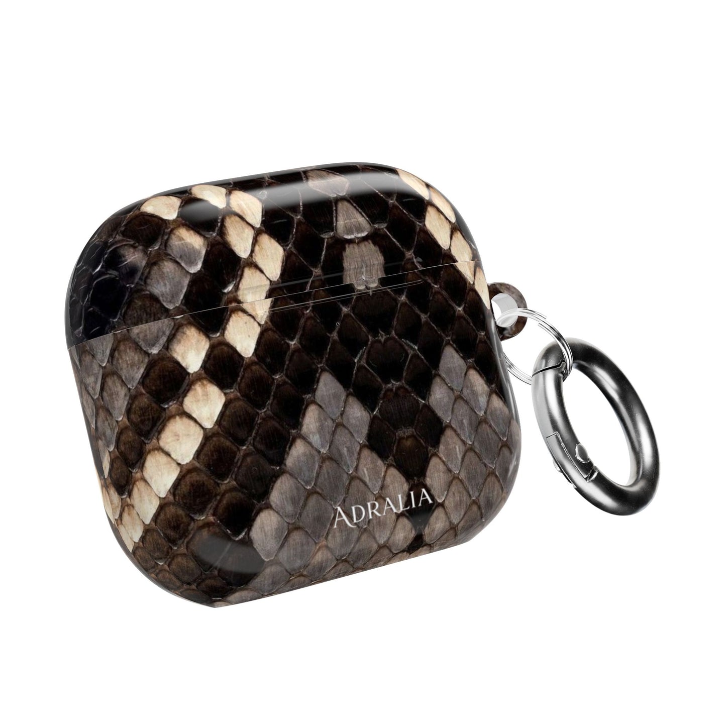 Snake Print AirPod Case — Faux Python Protective Charging Case