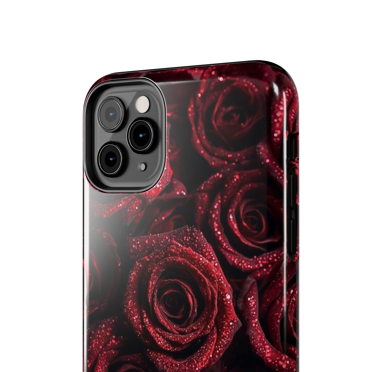 Red Velvet Roses Tough Phone Case — Protective Floral iPhone Case