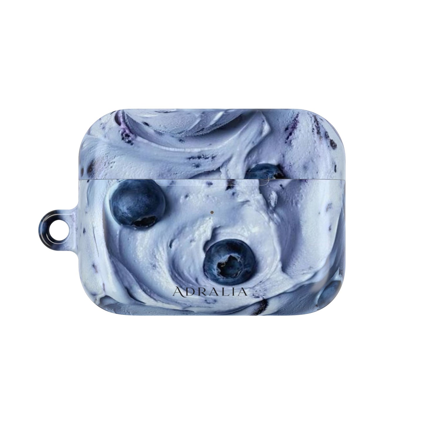 Blueberry Swirl AirPod Case — Cute Fruit Dessert Protective Cover