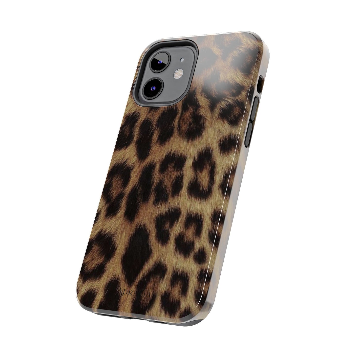 Leopard Print Tough Phone Case — Durable Animal-Print Protective Cover