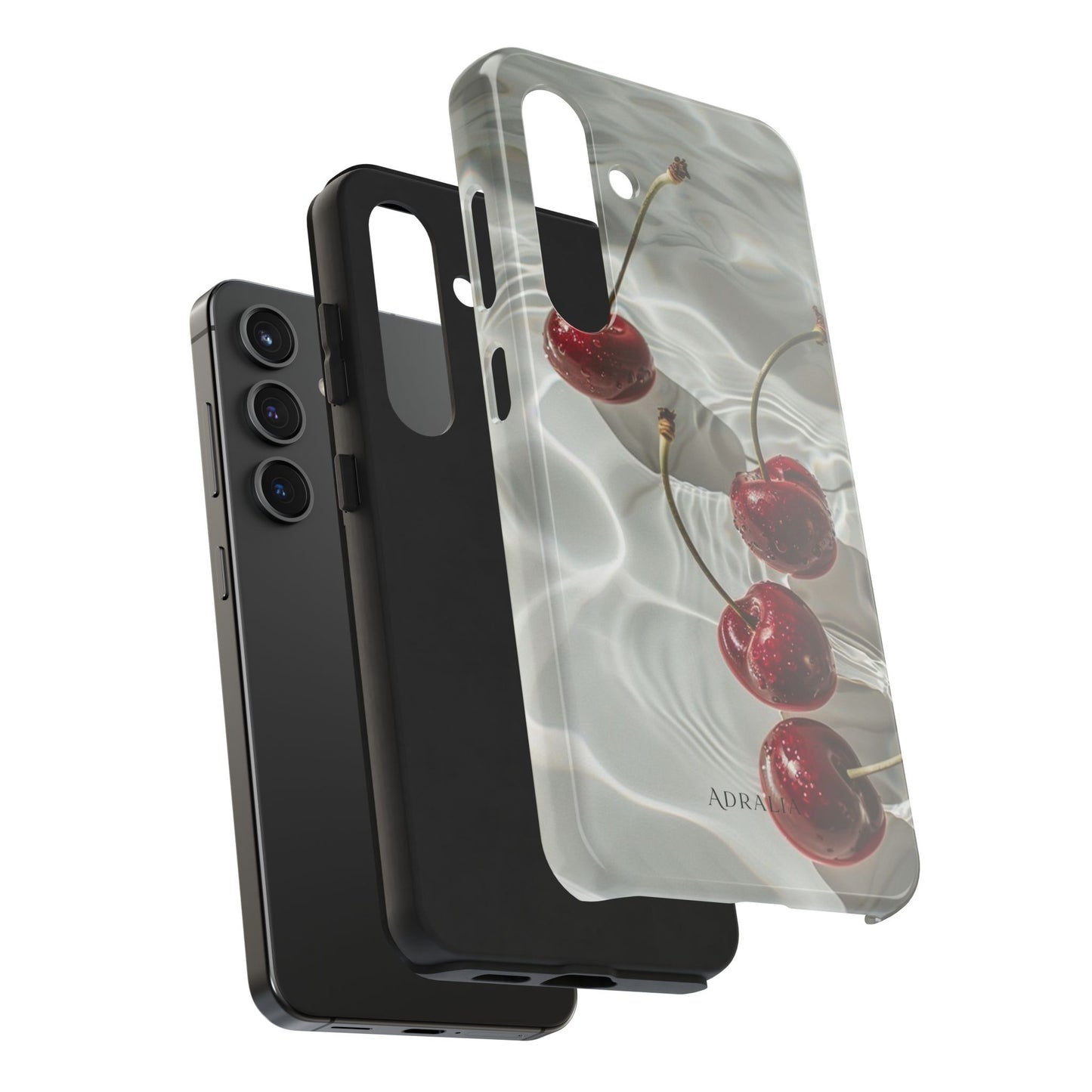 Cherry Water Reflection Tough Phone Case