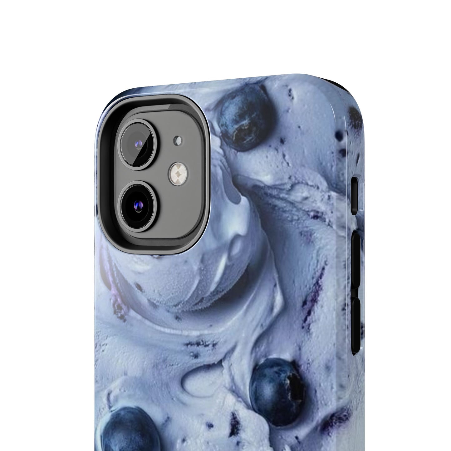 Blueberry Swirl Tough Phone Case — Protective Artistic Fruit Pattern