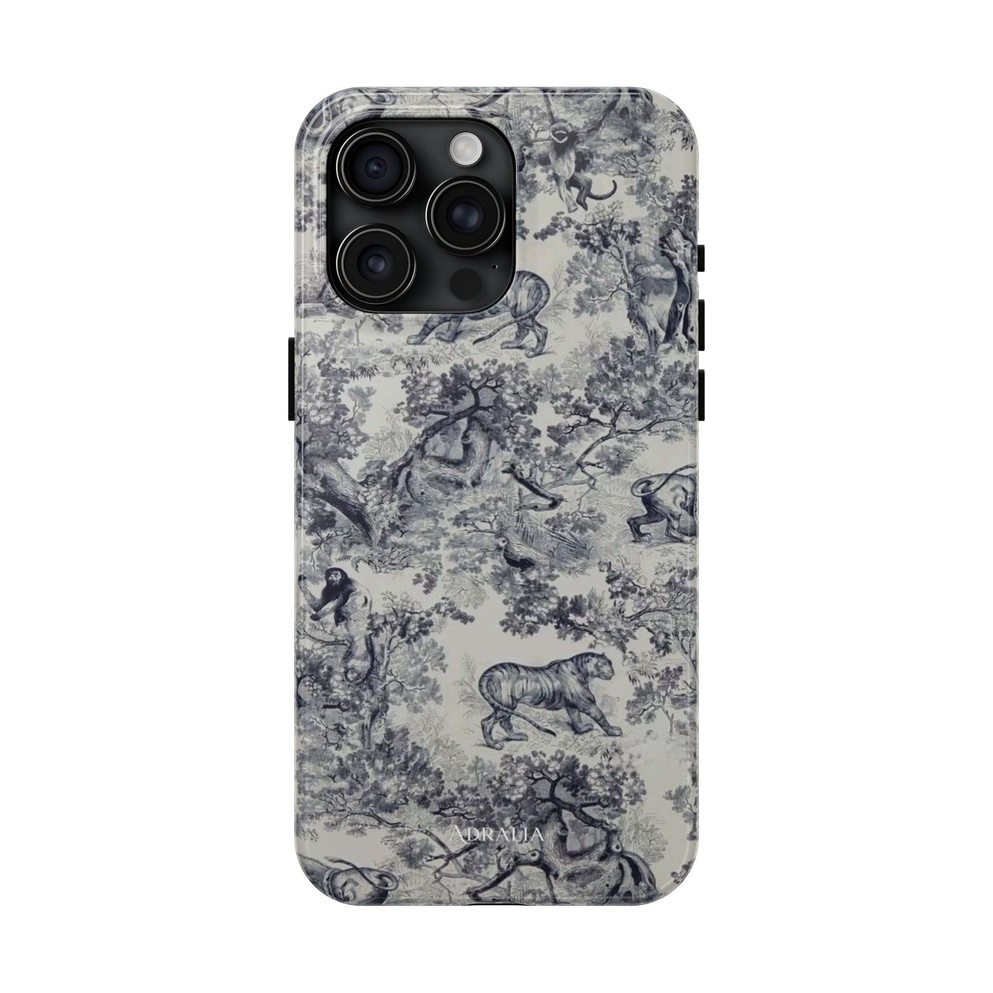 Vintage Toile Animal Tough Phone Case