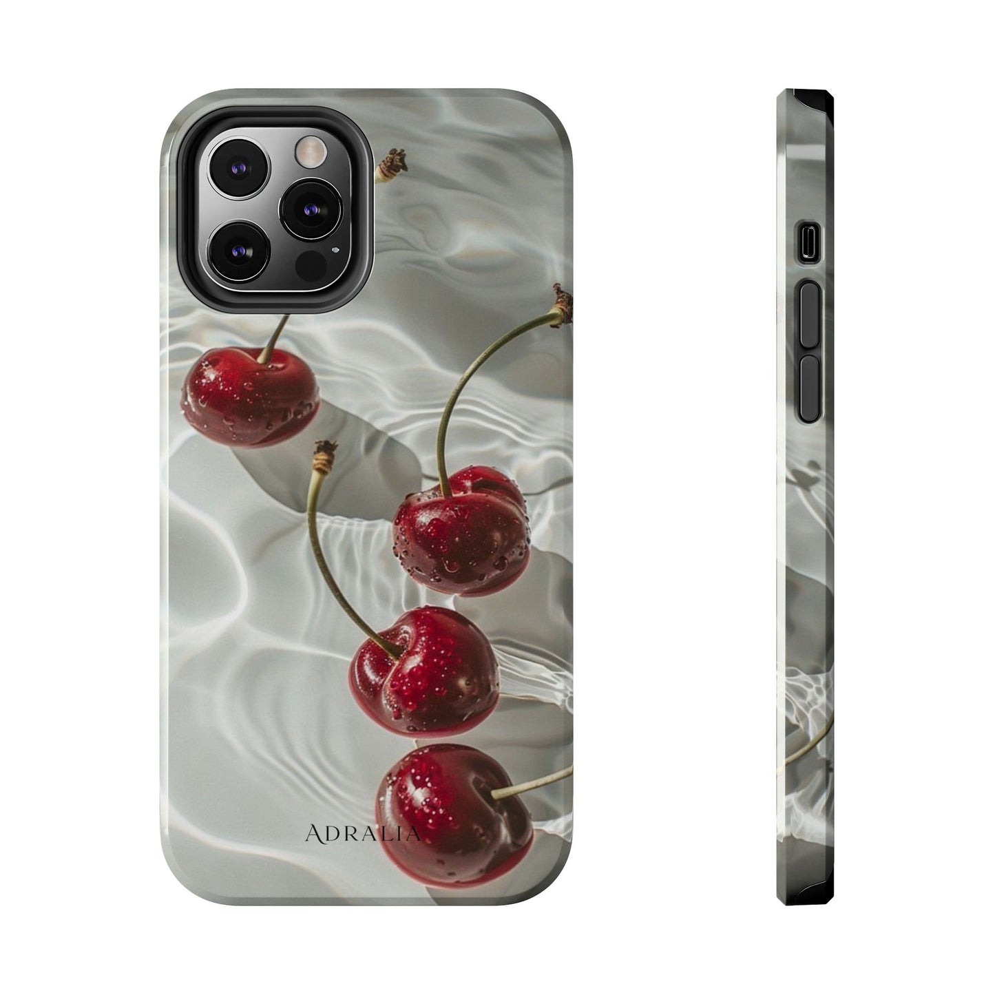 Cherry Water Reflection Tough Phone Case