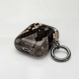 Snake Print AirPod Case — Faux Python Protective Charging Case