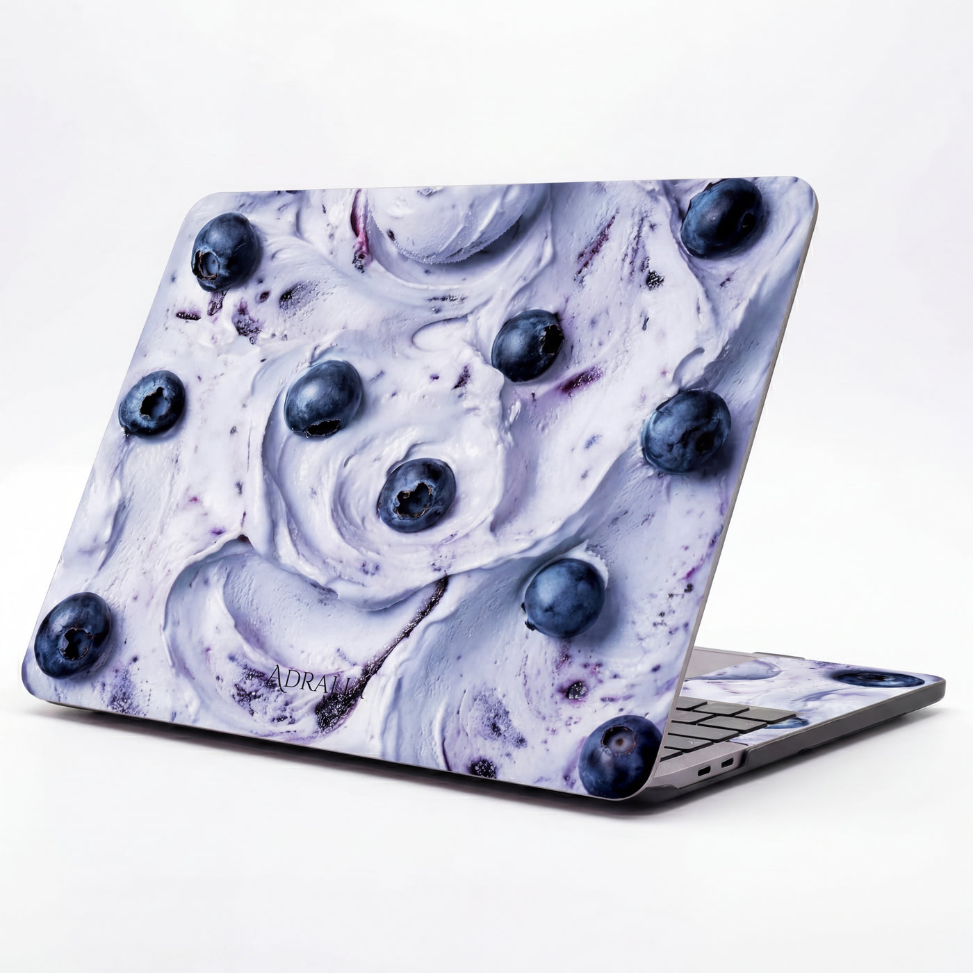 MacBook Case — Blueberry Swirl Protective Sleeve (Food-Inspired Design)