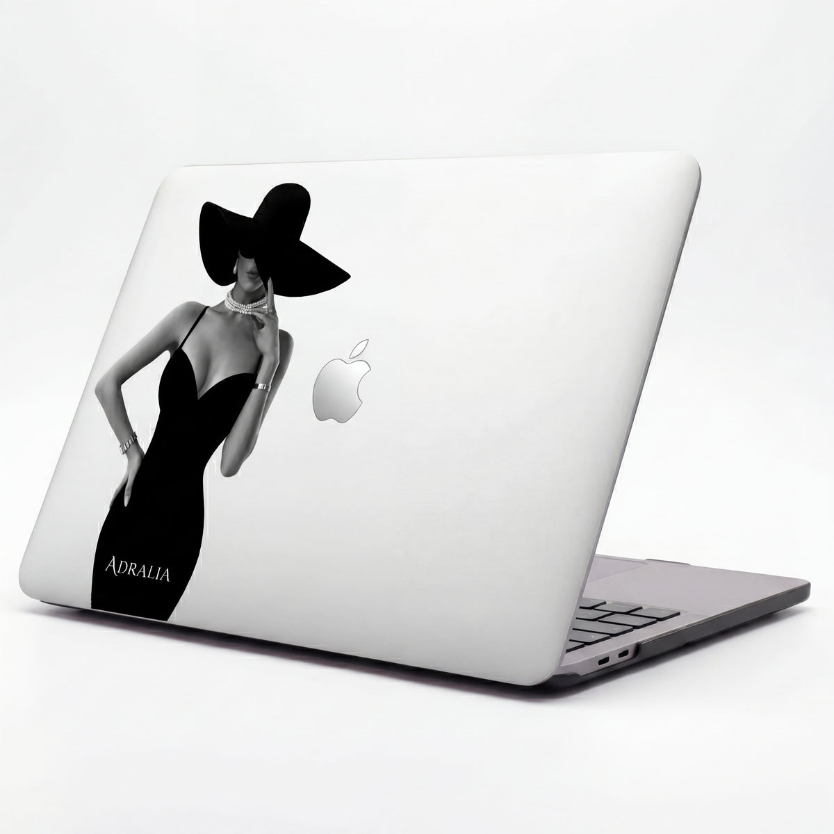 Woman With Hat - MacBook Cases